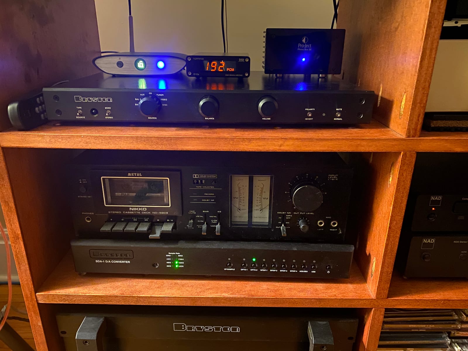 TOPPING D10s USB DAC, XMOS XU208 ES9038Q2M DSD256 PCM 32Bit/384kHz, USB to RCA Coaxial and Optical Outputs, Hi-Res Audio Decoder for Desktop PC/Phone (D10S-Black) customer photo 2