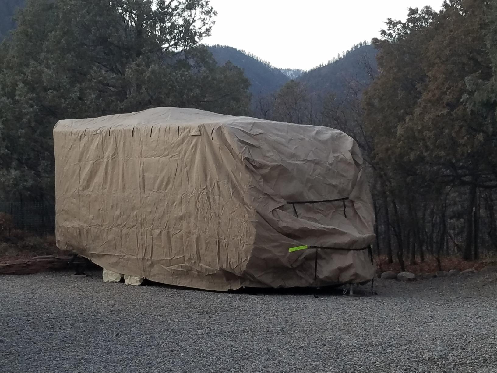 Seamander Travel Trailer RV Cover, Anti-UV, Weatherproof, Rip-Stop Camper Cover for Winter Snow customer photo 1