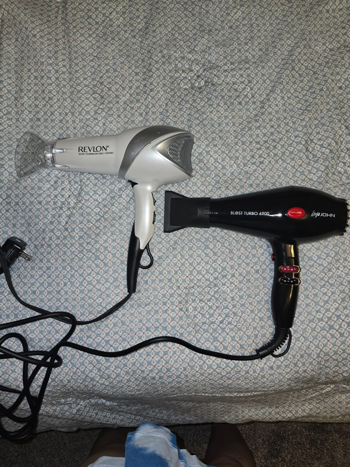 JOHN Hair Blow Dryer,Professional Salon Ionic 2200W,Blast Turbo 6900,Black customer photo 1