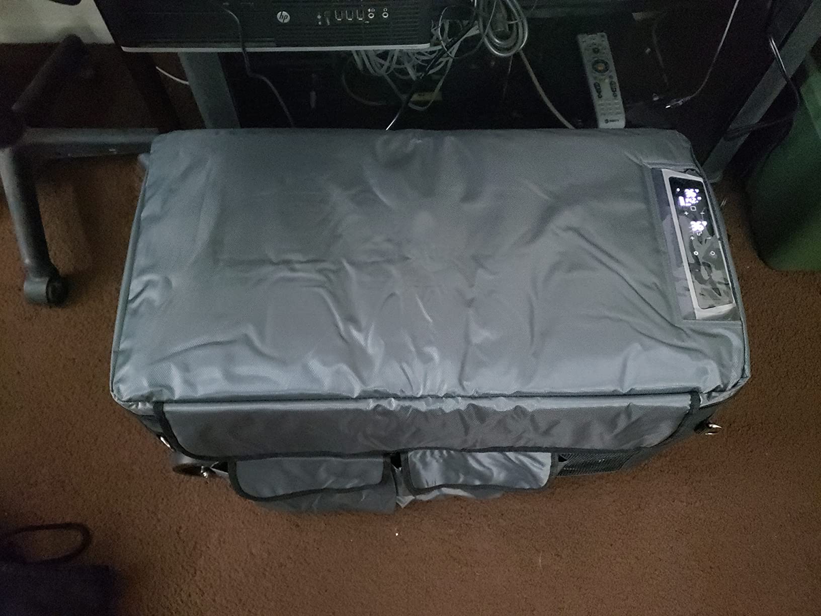 T50 Insulated Protective Cover for Alpicool T50, Bodega 53 Quart, VEVOR 53 Qt Dual Zone Car Fridge Freezer customer photo 2