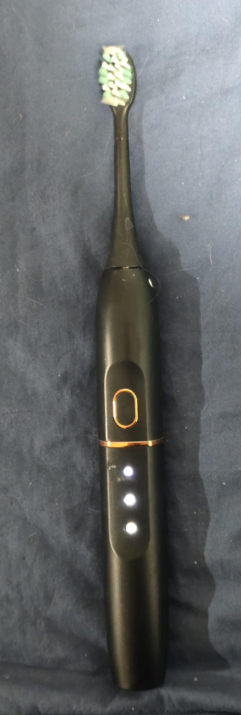 kingheroes Electric Toothbrush Set, Comes with 8 Brush Heads & Travel Case,4 Modes with 2 Minutes Built in Smart Timer, One Charge for 60 Days, 42000 VPM Motor (Black) customer photo 1