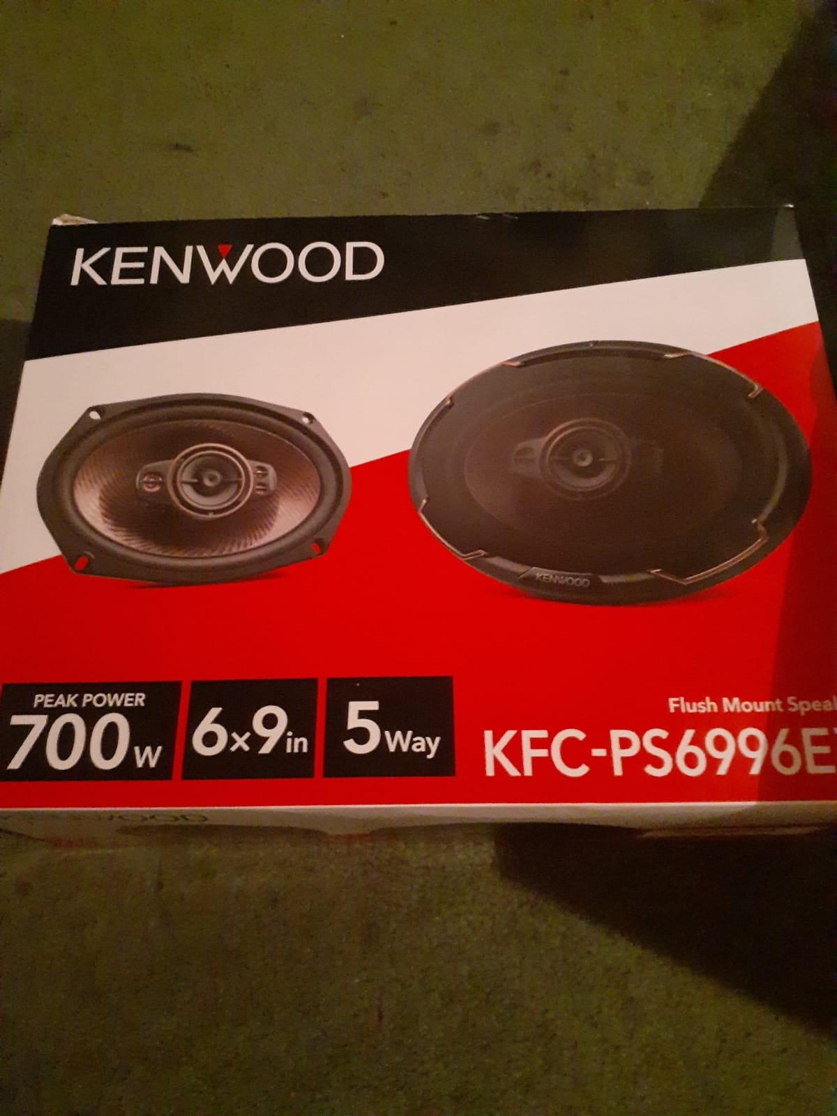 Kenwood KFC-PS6996EX Performance 6x9 INCH 5-Way 700W Car Audio Speakers customer photo 1