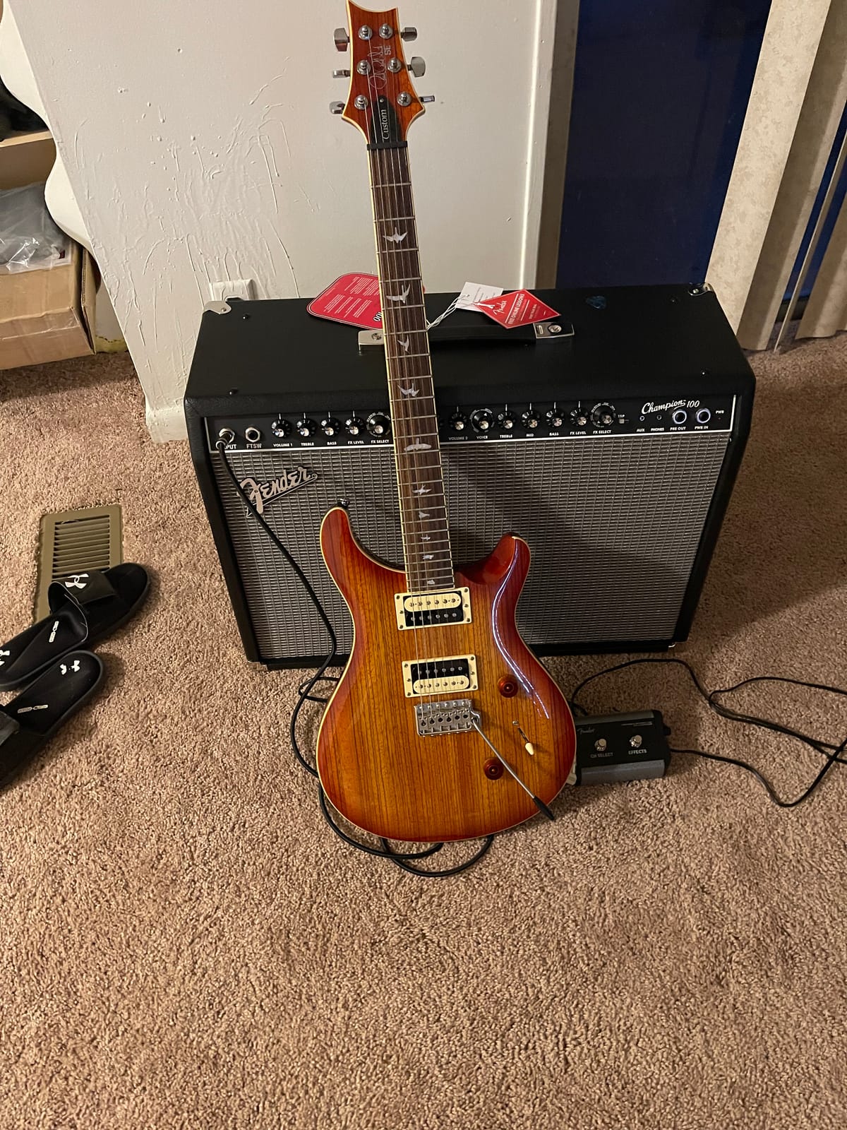 Fender Champion II 100-Watt Guitar Combo Amplifier Bundle with Cable, Picks, and Austin Bazaar Instructional Video customer photo 1