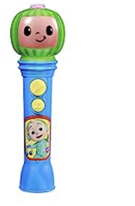 eKids Cocomelon Toy Microphone, Toy for Toddlers with Built-in Music, Designed for Fans of Cocomelon Toys customer photo 1