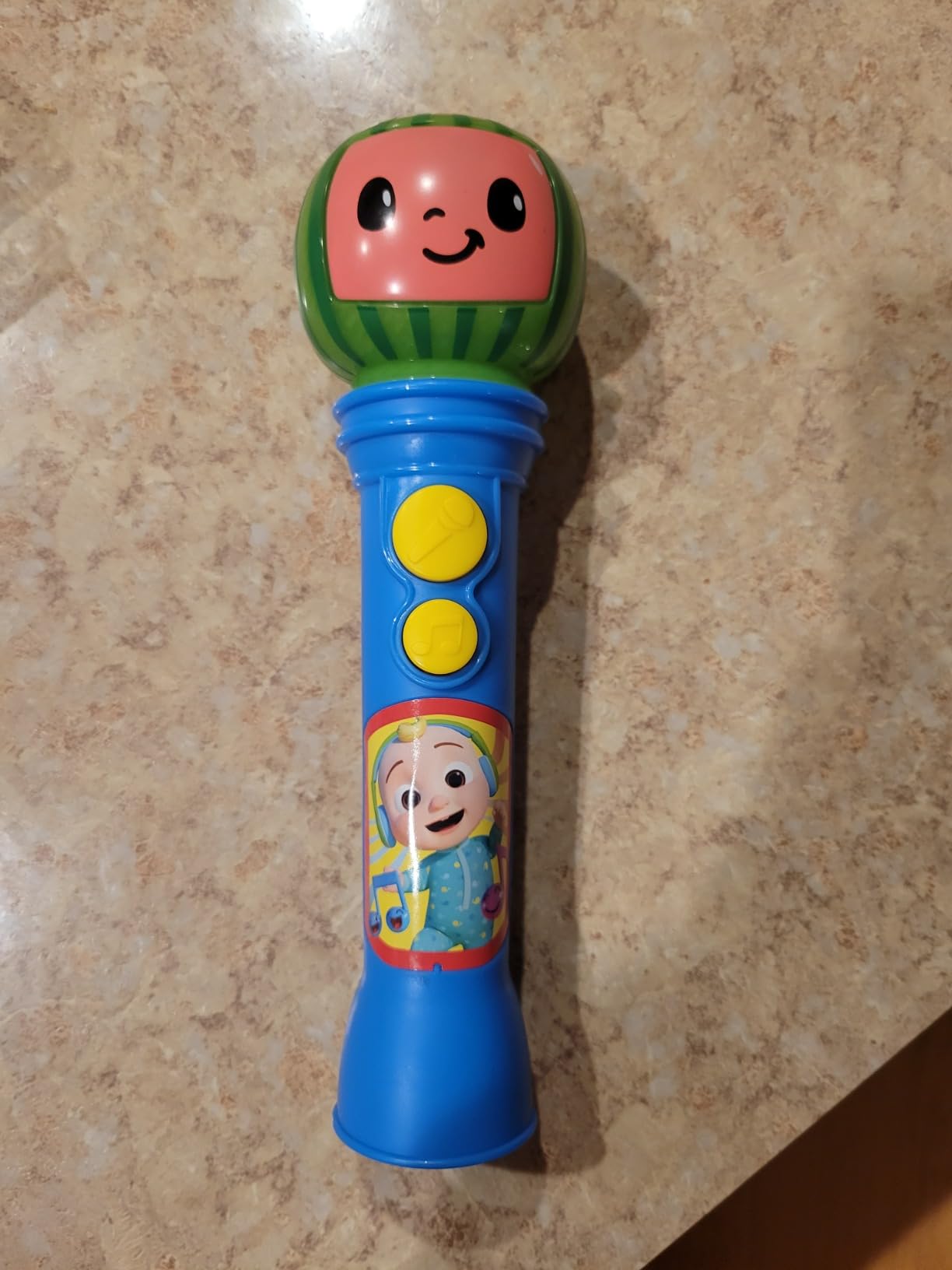 eKids Cocomelon Toy Microphone, Toy for Toddlers with Built-in Music, Designed for Fans of Cocomelon Toys customer photo 2