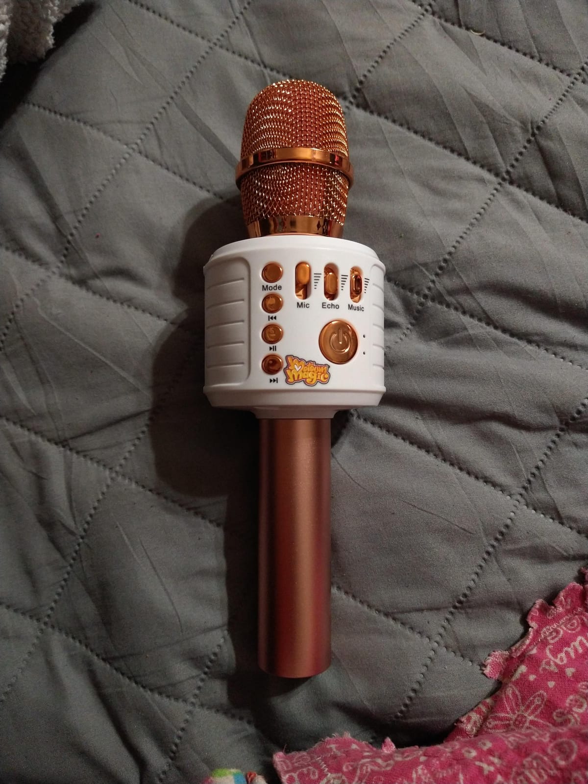 Move2Play Motown Magic, Bluetooth Karaoke Microphone | Includes 30 Famous Songs |Kids Karaoke Microphone | Birthday Gift for Boys and Girls Ages 3 4 5 6 7 8+ customer photo 1
