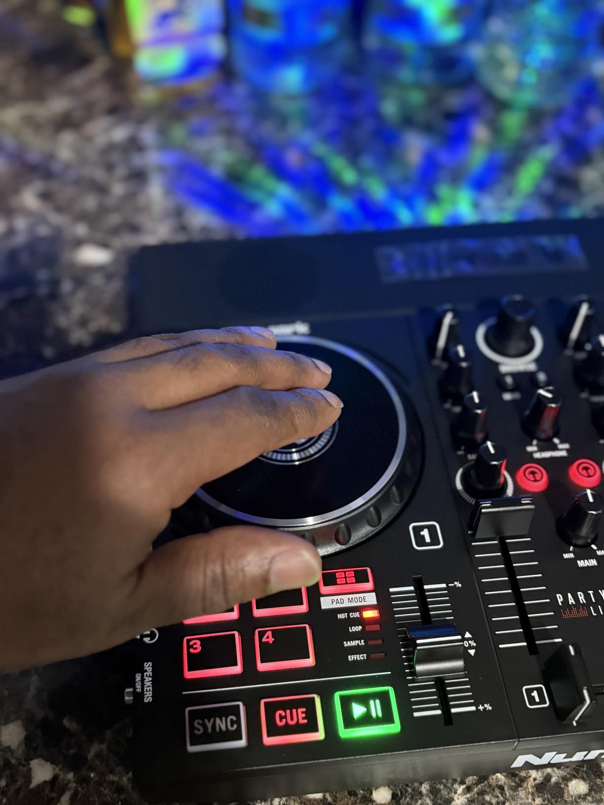 Numark Party Mix Live DJ Controller with Built-in Lights and Speakers customer photo 1