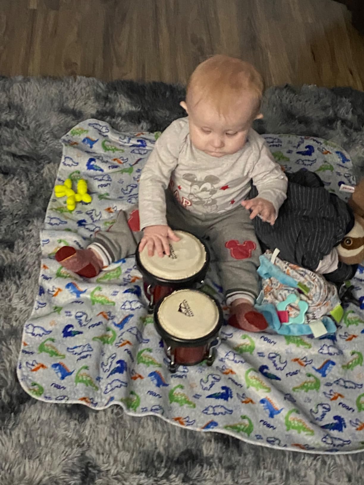 EastRock Bongo Drum 4” and 5” Bongos Drum Set for Adults Beginners Professionals Tunable Wood and Metal Drum Percussion Instruments with Tuning Wrench customer photo 2