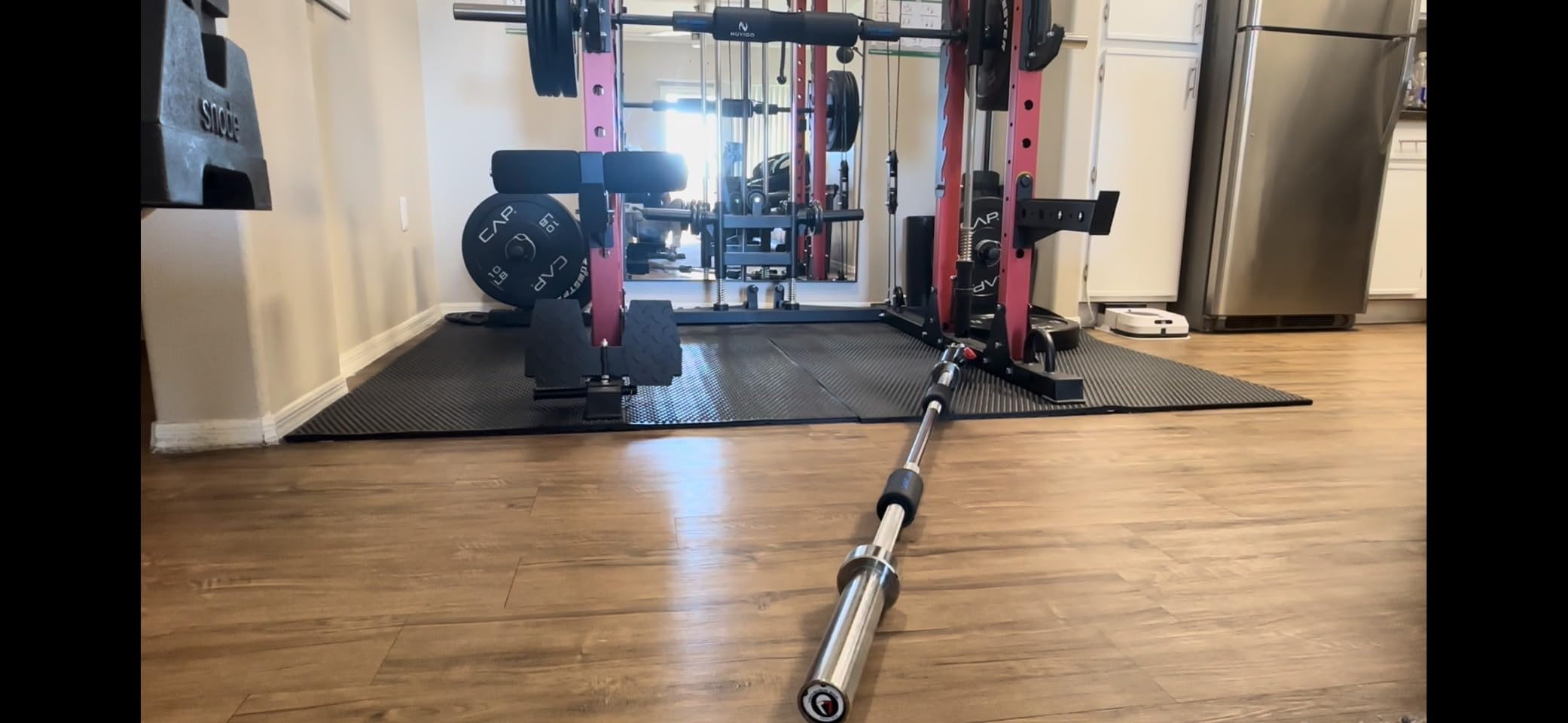 Titan Fitness Olympic Technique Training Barbell, 6 FT Chrome Finish, 15 KG(33lb) 28MM Shaft, Rated 500 LB, Weightlifting Bar customer photo 2