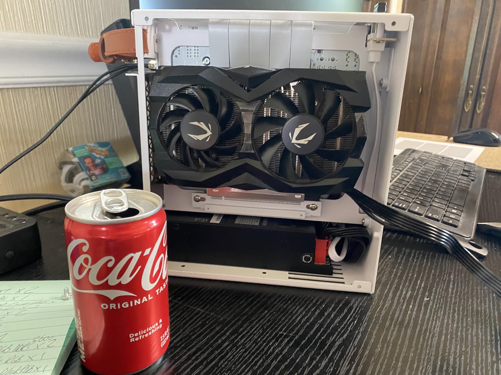 SGPC K39 5L Mini ITX Case,Portable SFF Gaming Chassis,White Standard Edition customer photo 2