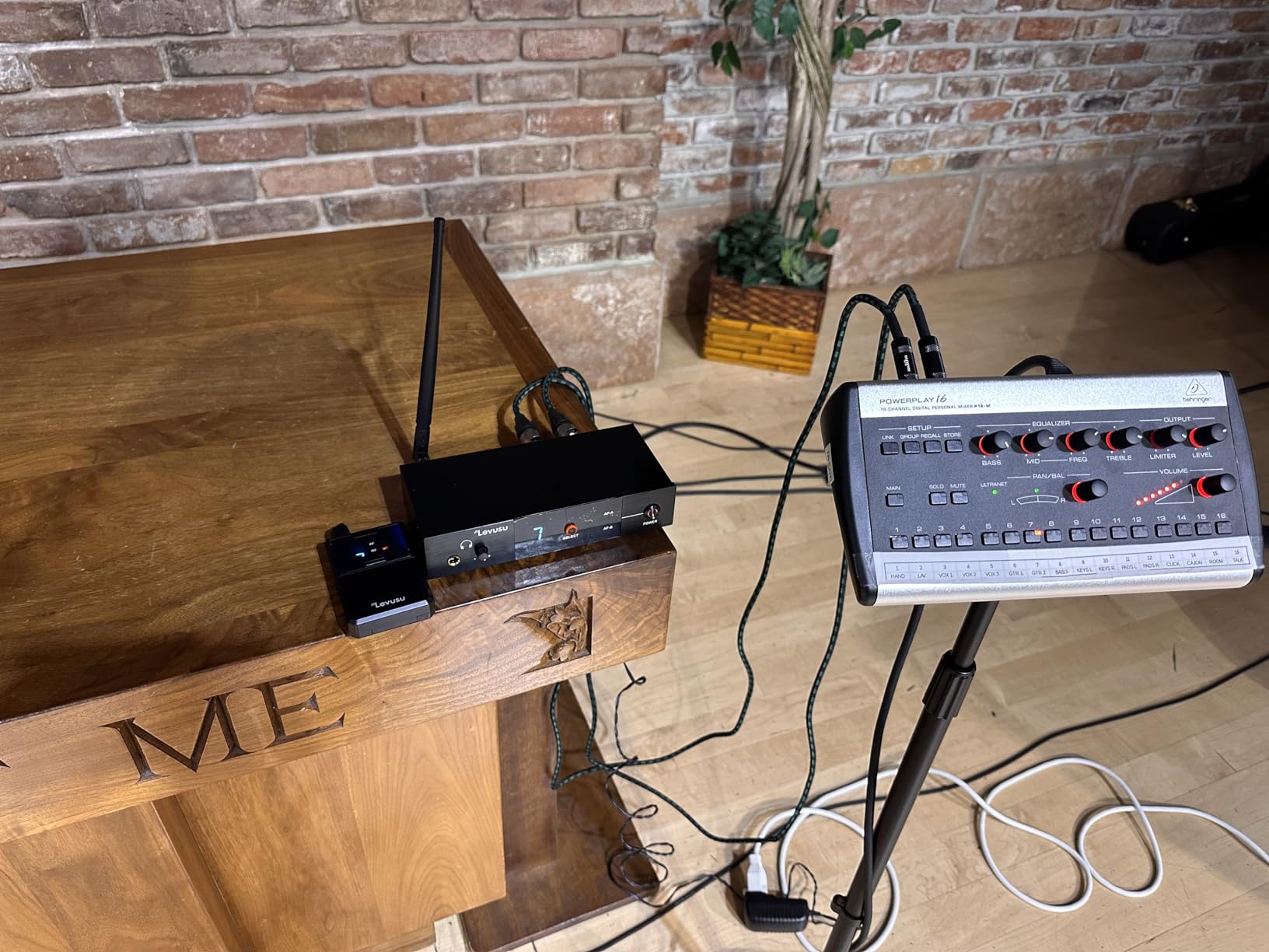 UHF Wireless in-Ear Monitor System with Earphone,180Ft, Rack Mount, Professional IEM Stereo System Transmitter and Beltpack for Studio, Guitar, Band Rehearsal, Live Performance (1 Bodypack) customer photo 1