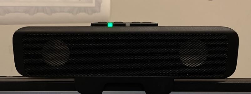 Cyber Acoustics CA-2890 USB Speaker Bar, 10W, Clip-On Monitor Mount Design customer photo 1
