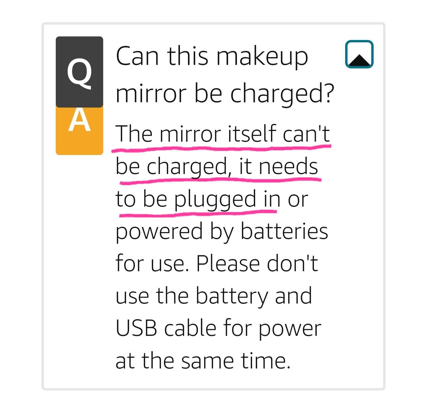 HUONUL 2X/3X/10X Magnifying Vanity Mirror with Light, Trifold Makeup Mirror customer photo 1