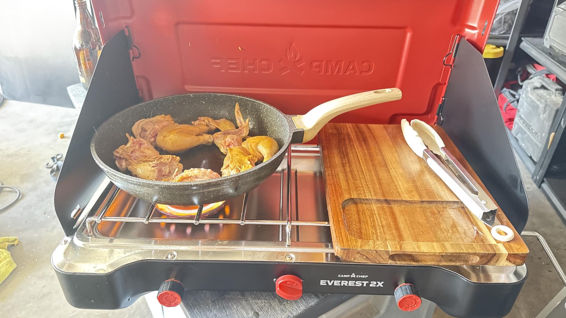 Camp Chef Everest 2X 2-Burner Portable Camping Stove, 40,000 BTUs, Propane customer photo 2