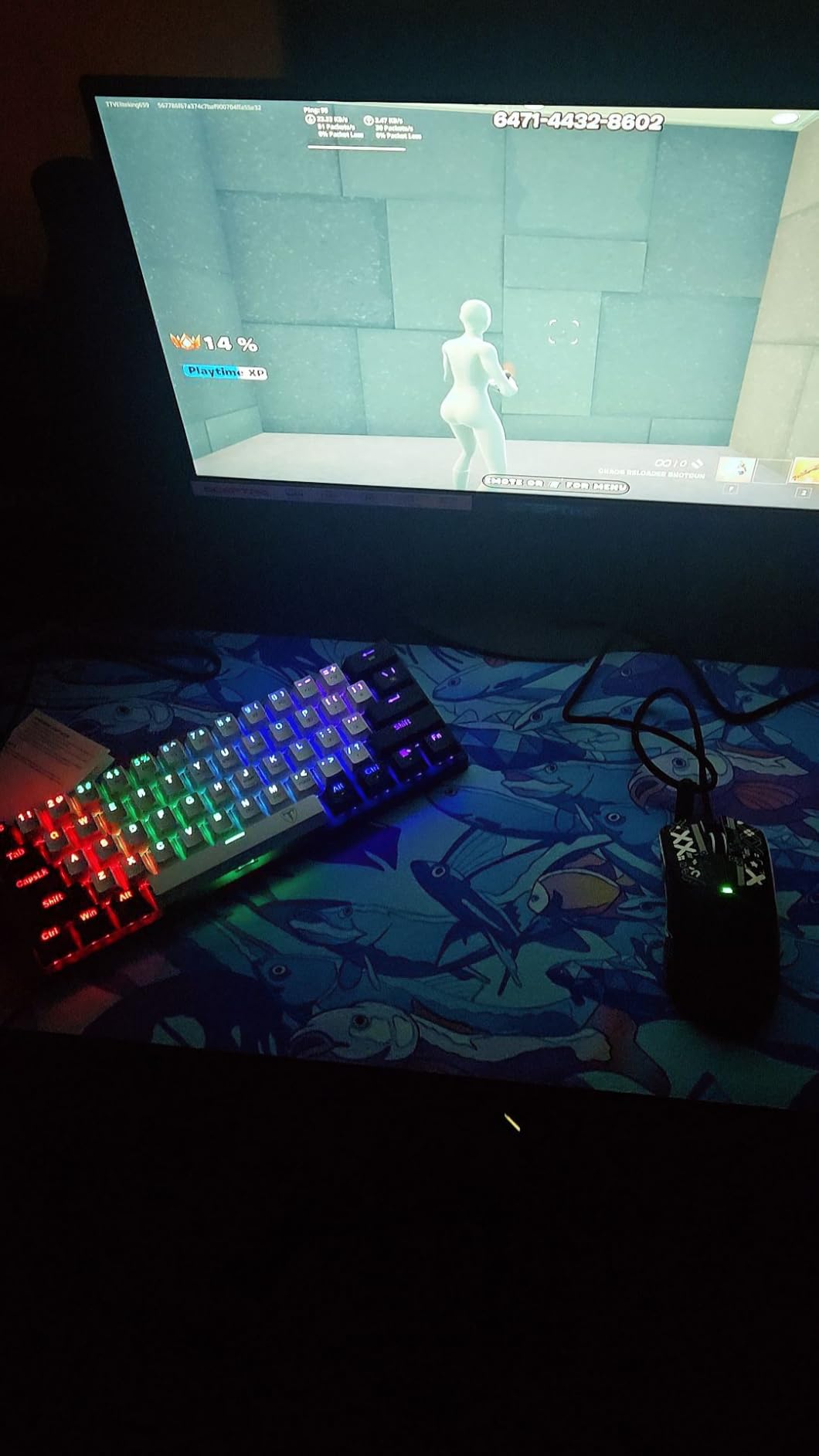 60% Wired Mechanical Gaming Keyboard with Blue Switches, LED Backlit customer photo 1