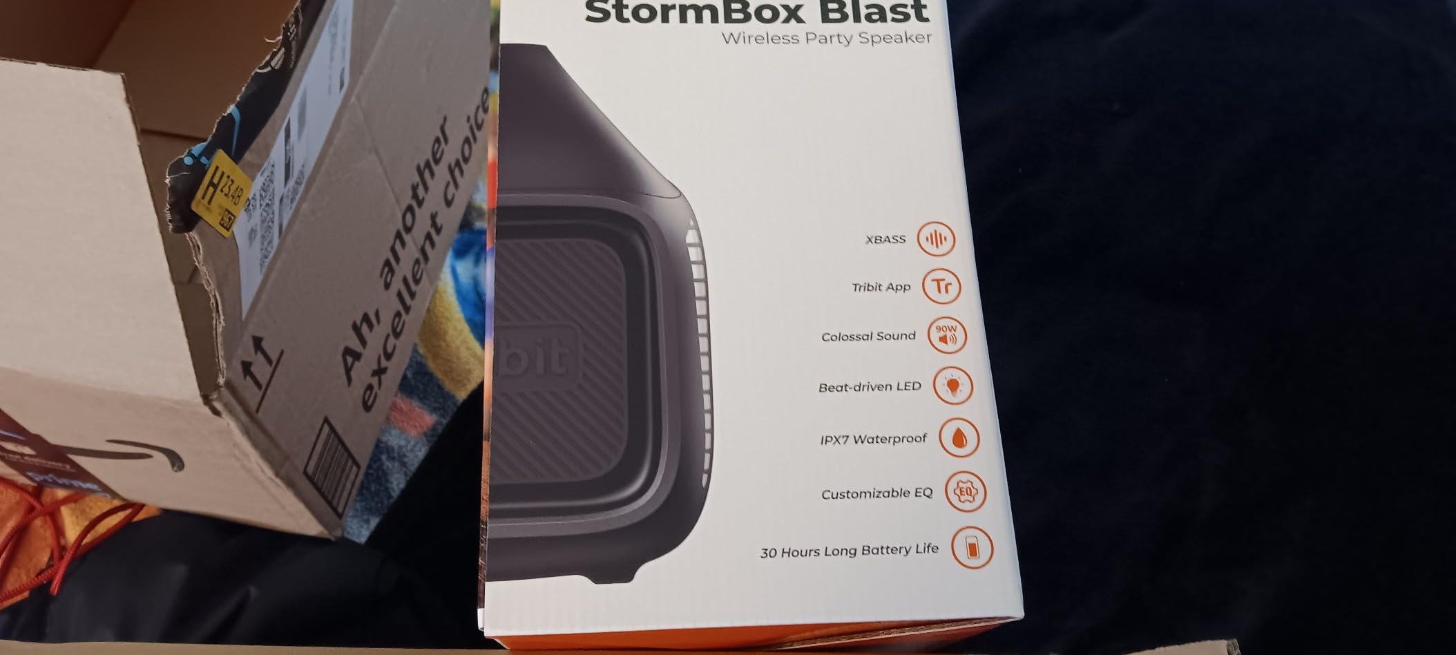 Tribit StormBox Blast Bluetooth Speaker, 90W Loud Sound, 30H Playtime customer photo 2