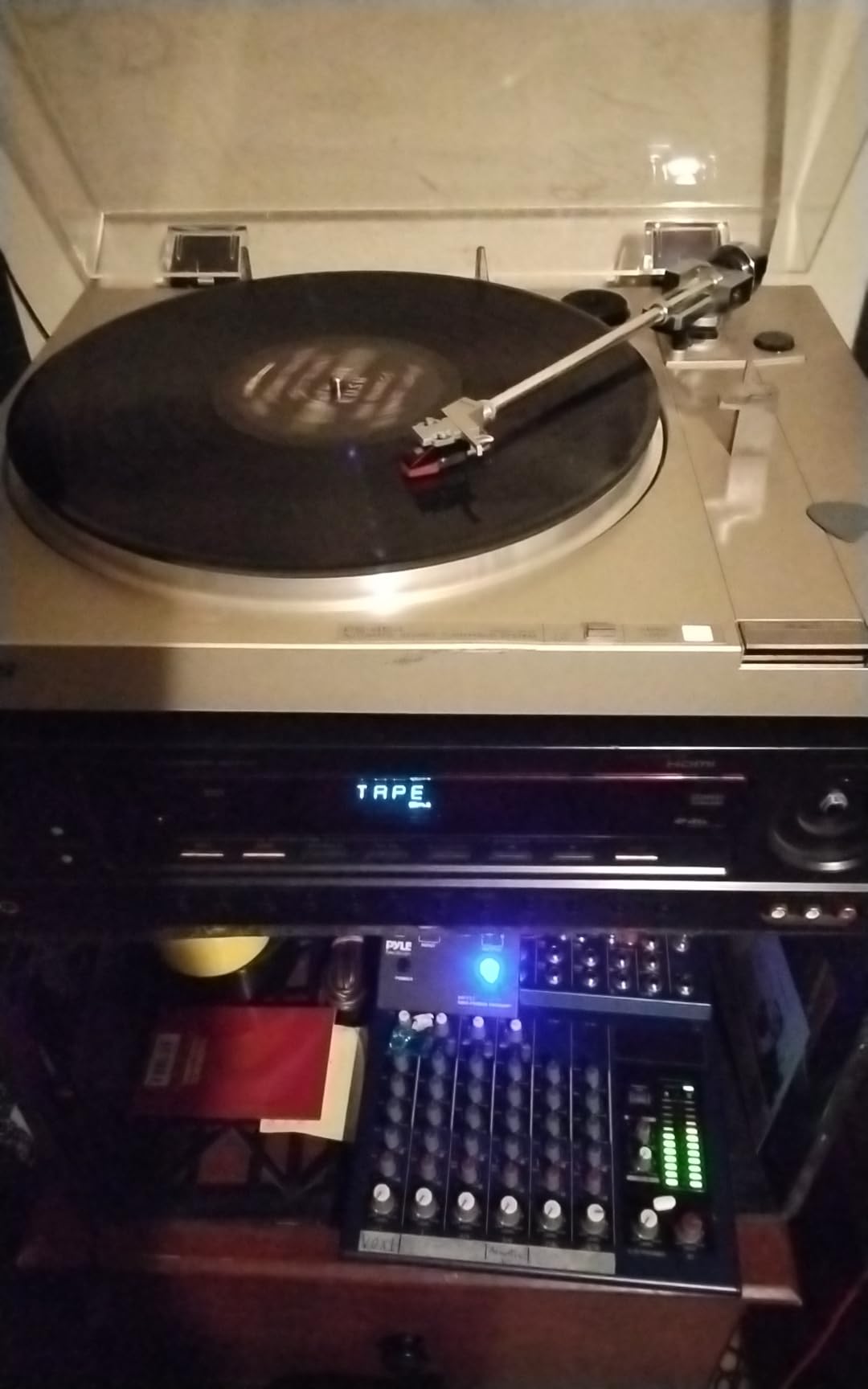 Pyle Mini Phono Turntable Preamp - Stereo Preamplifier with RCA Input/Output - Low Noise - Powered by 12V DC Adapter - Ideal for Vinyl & Phonographs - PP777 customer photo 1