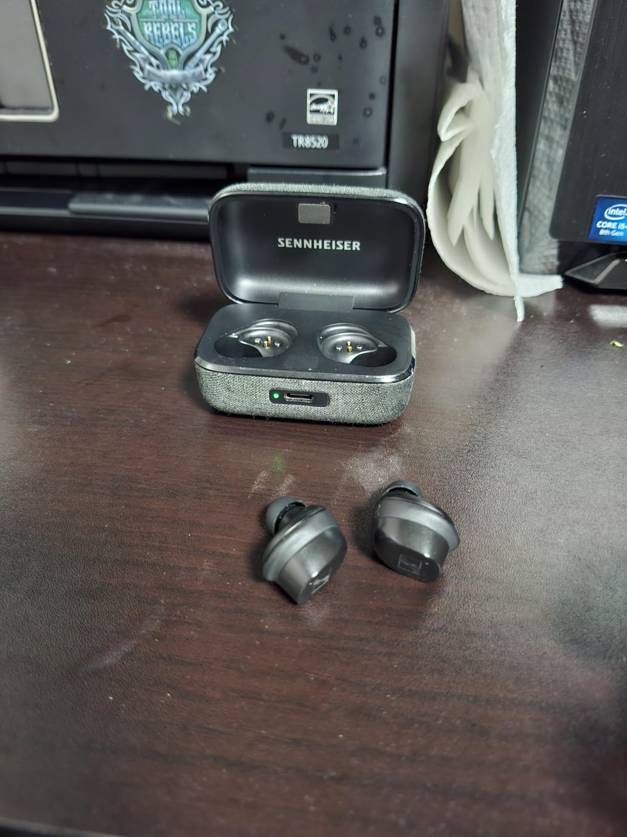 Sennheiser Momentum True Wireless 3 Earbuds -Bluetooth in-Ear Headphones for Music and Calls with ANC, Multipoint connectivity, IPX4, Qi Charging, 28-Hour Battery Life Compact Design - Graphite customer photo 1