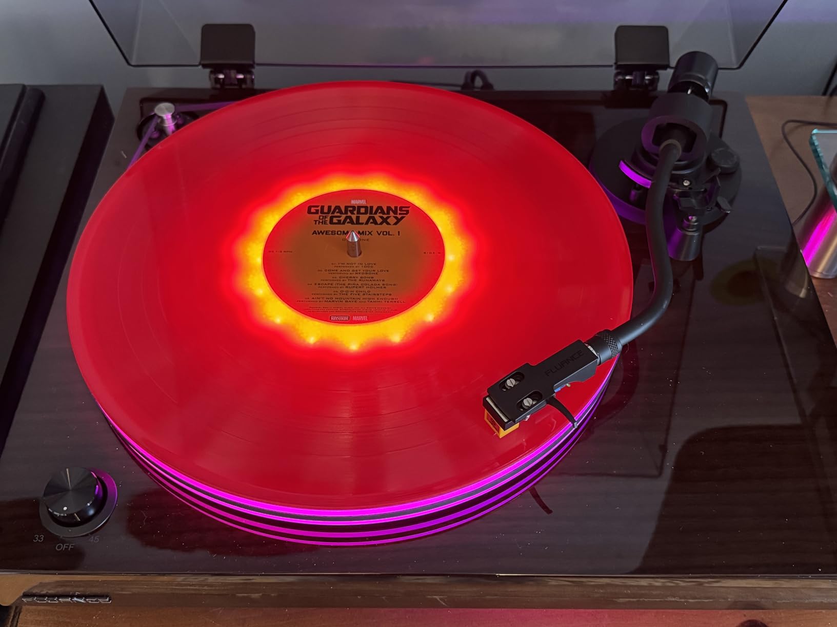 Fluance RT85N Reference High Fidelity Vinyl Turntable Record Player with Nagaoka MP-110 Cartridge, Acrylic Platter, Speed Control Motor, High Mass MDF Wood Plinth, Vibration Isolation Feet - Walnut customer photo 1