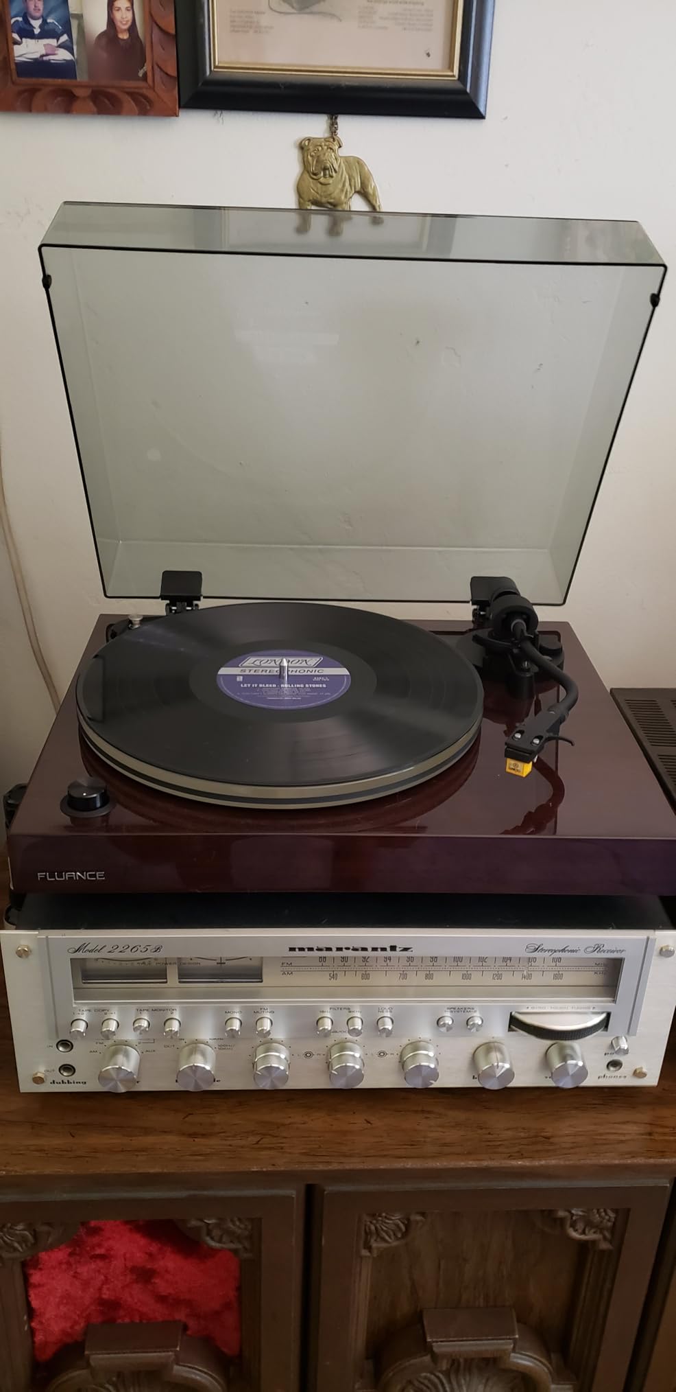 Fluance RT85N Reference High Fidelity Vinyl Turntable Record Player with Nagaoka MP-110 Cartridge, Acrylic Platter, Speed Control Motor, High Mass MDF Wood Plinth, Vibration Isolation Feet - Walnut customer photo 2