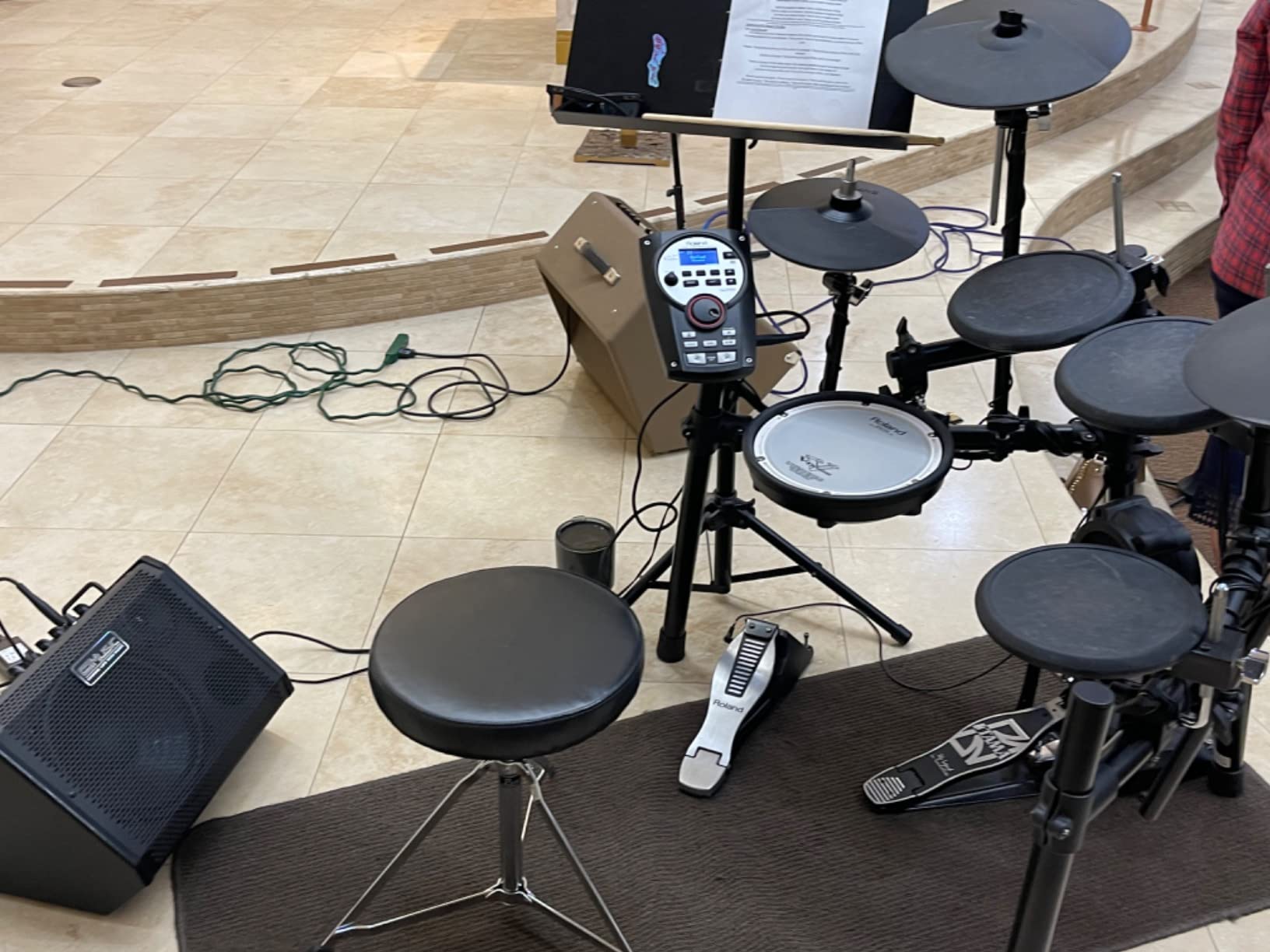 Coolmusic Electric Drum AMP 80-Watt Electronic Drum Amplifier DM80 Keyboard Speaker with Bluetooth, with 3-Year Warranty customer photo 2