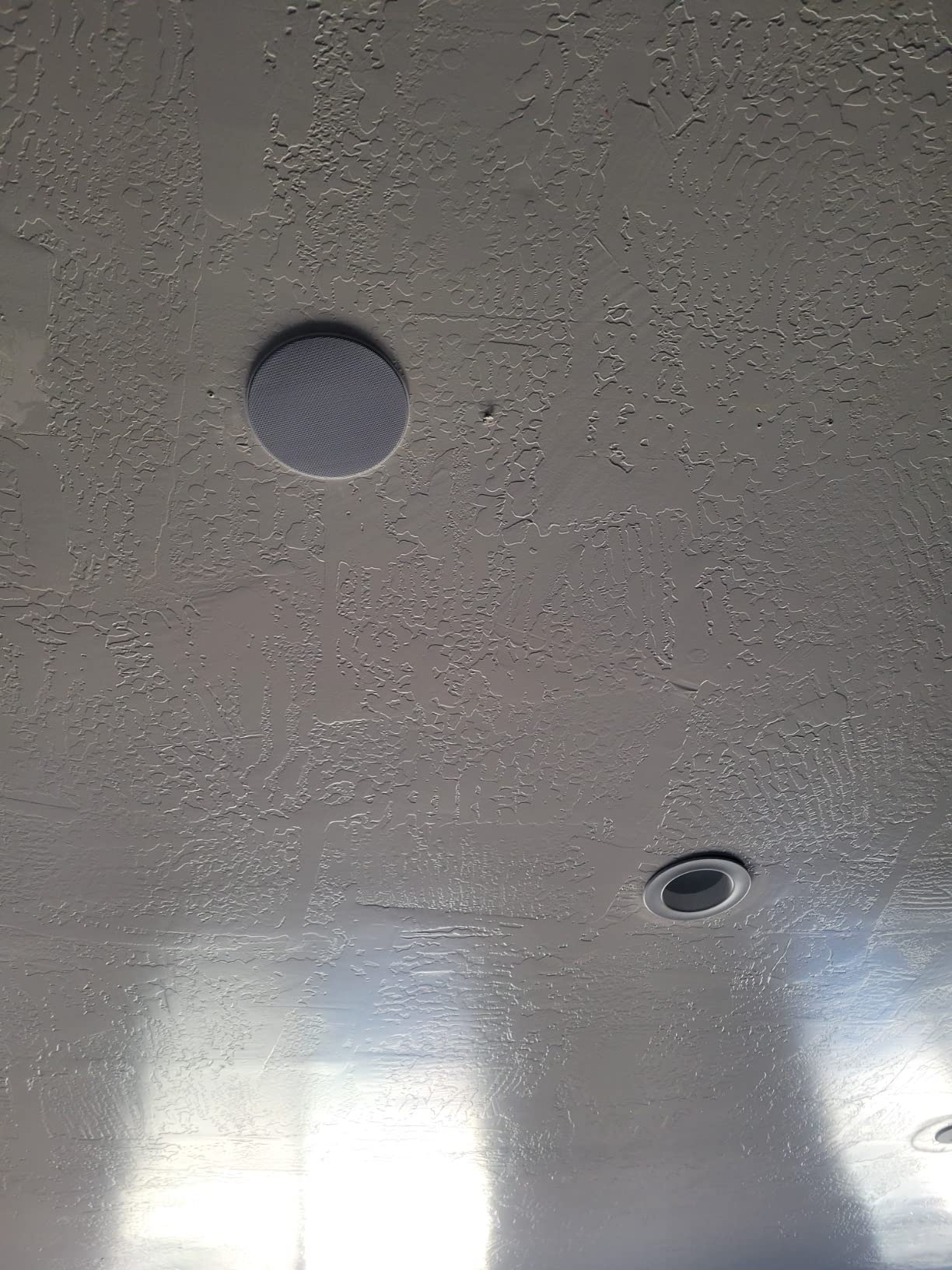 Herdio 6.5'' Bluetooth Ceiling Speakers 600W 2-Way Flush Mount Speakers System with Wall Amplifier Receiver for Home Theater Office (2 Pairs, Paintable-Grille) customer photo 2