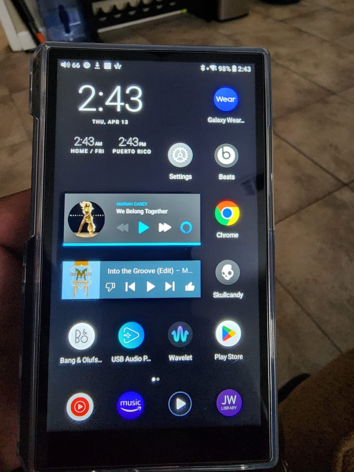 FiiO M11S Hi-Res MP3 Music Player with Dual ES9038Q2M, Android 10 Snapdragon 660, 5.0inch, Lossless DSD/MQA, 5G WiFi/Apple Music/Tidal/Amazon Music 4.4mm 2.5mm/3.5mm/4.4mm Black customer photo 1
