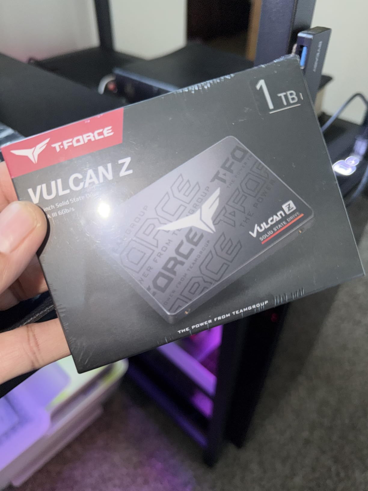 TEAMGROUP T-Force Vulcan Z 256GB SLC Cache 3D NAND TLC 2.5 Inch SATA III Internal Solid State Drive SSD (R/W Speed up to 520/450 MB/s) T253TZ256G0C101 customer photo 2