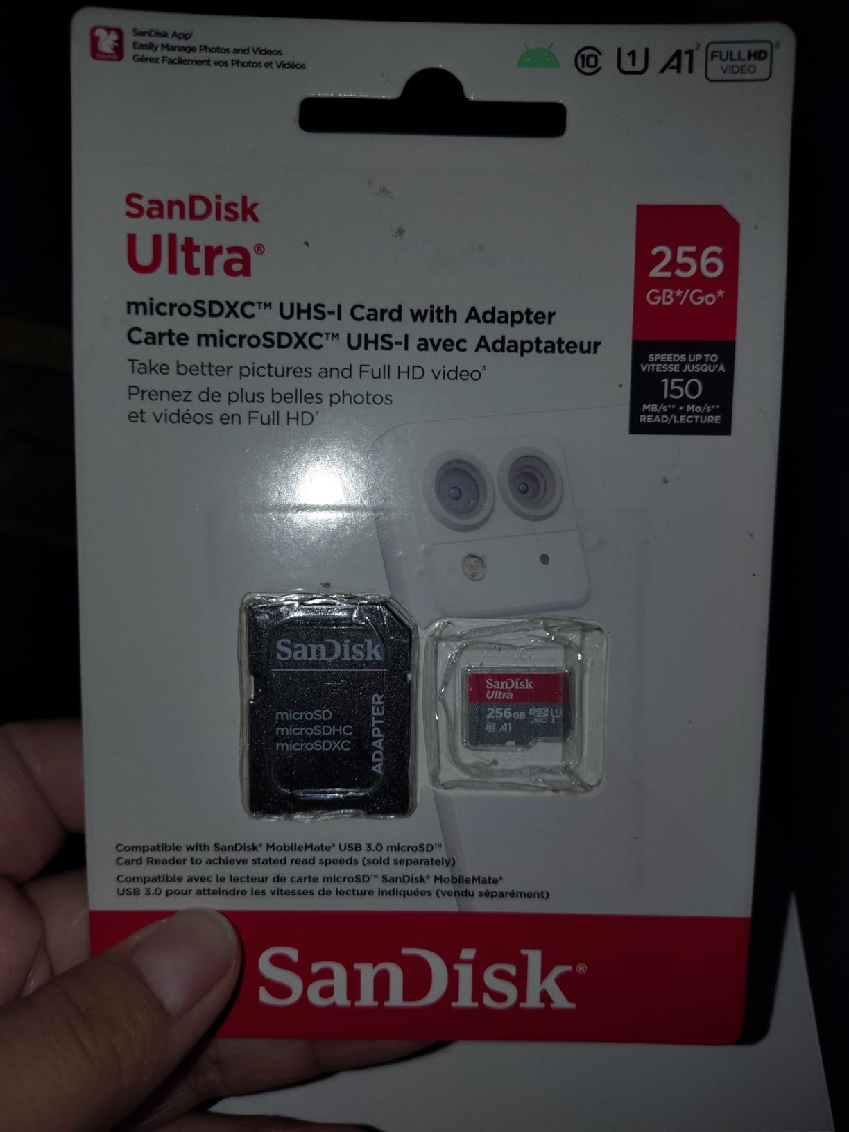 SANDISK 128GB Ultra microSD Card + Adapter, Up to 140MB/s Read Speeds customer photo 1