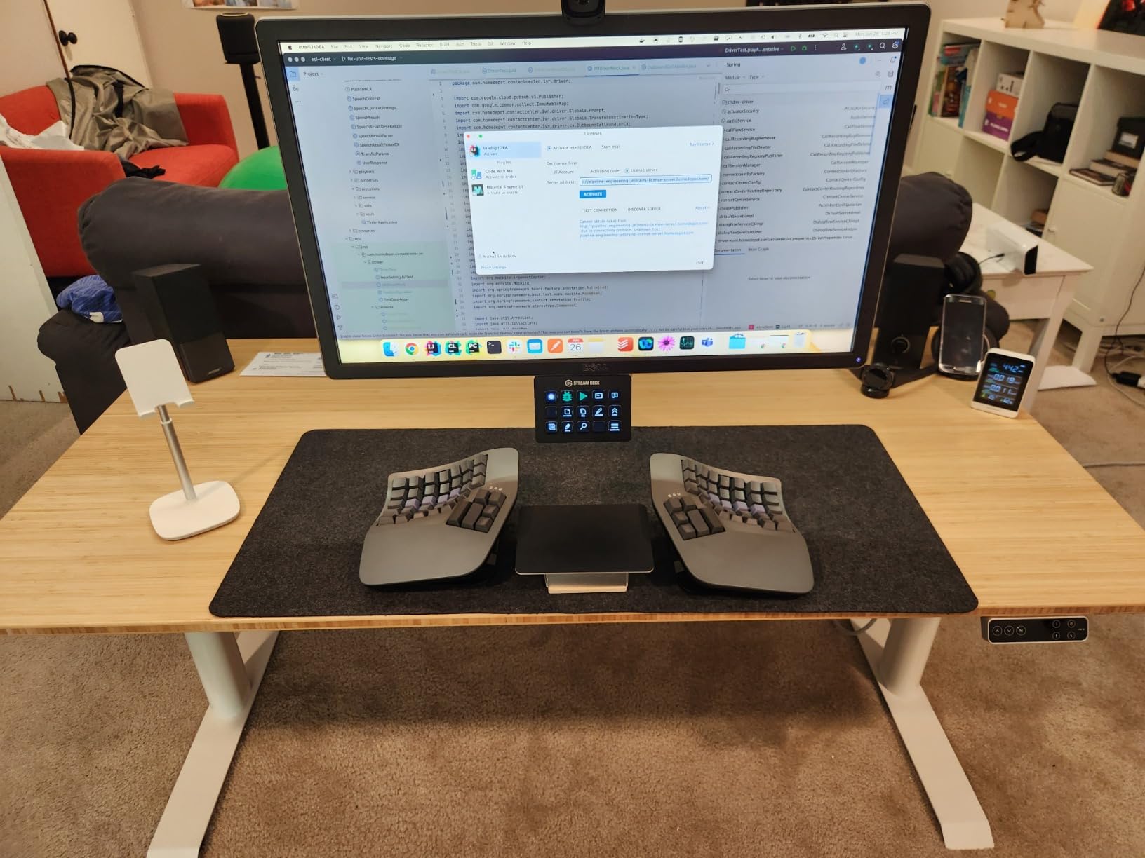 Kinesis Advantage360 Professional Split Ergonomic Keyboard - Bluetooth | Mechanical Switches | Fully Programmable Open Source | Contoured Shape | Adjustable Tenting | Backlit customer photo 2