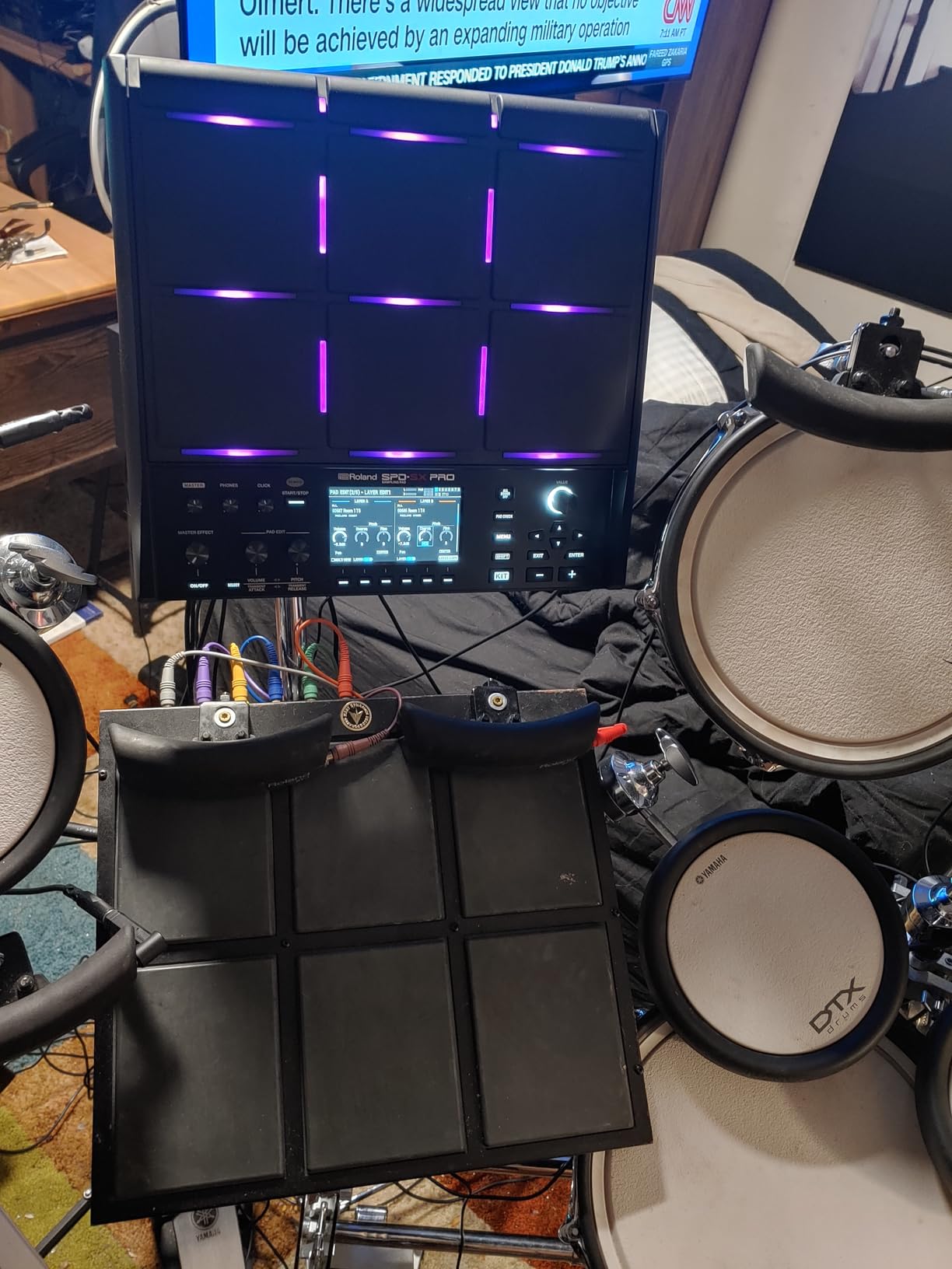 Roland SPD-SX PRO Sampling Pad | The Flagship Sampling Pad for Drummers & Other Musicians | 9 Playing Surfaces, 8 External Trigger Inputs, Color Display, Customizable Pad LEDs, Onboard FX & More customer photo 2