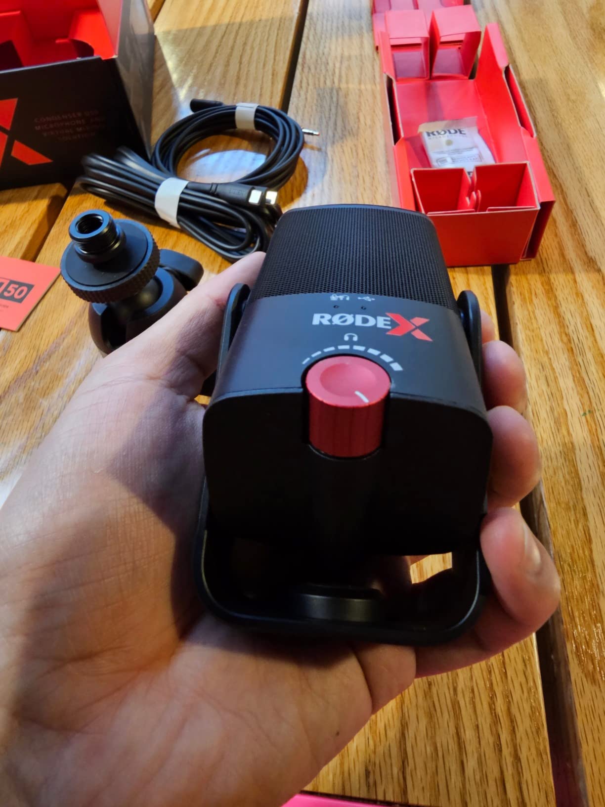 RØDE X XCM-50 Professional USB Condenser Microphone and Virtual Mixing customer photo 1