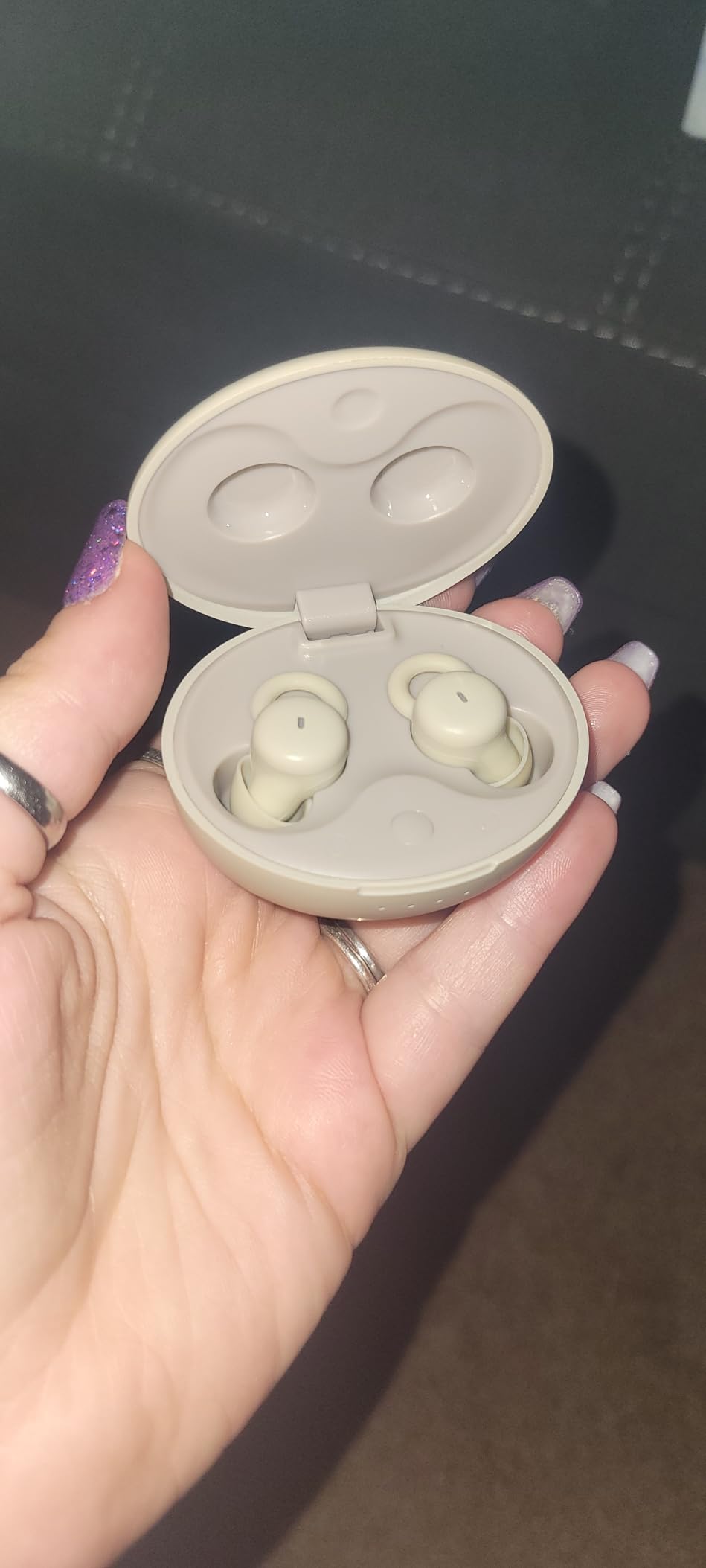 Smallest Invisible Sleep Earbuds, Comfortable Noise Blocking Wireless Headphones, Flat Bluetooth Ear Buds for Side Sleepers, Zero Pressure, No Lights/Alerts, Tiny Hidden Buds for Sleeping Sports customer photo 2