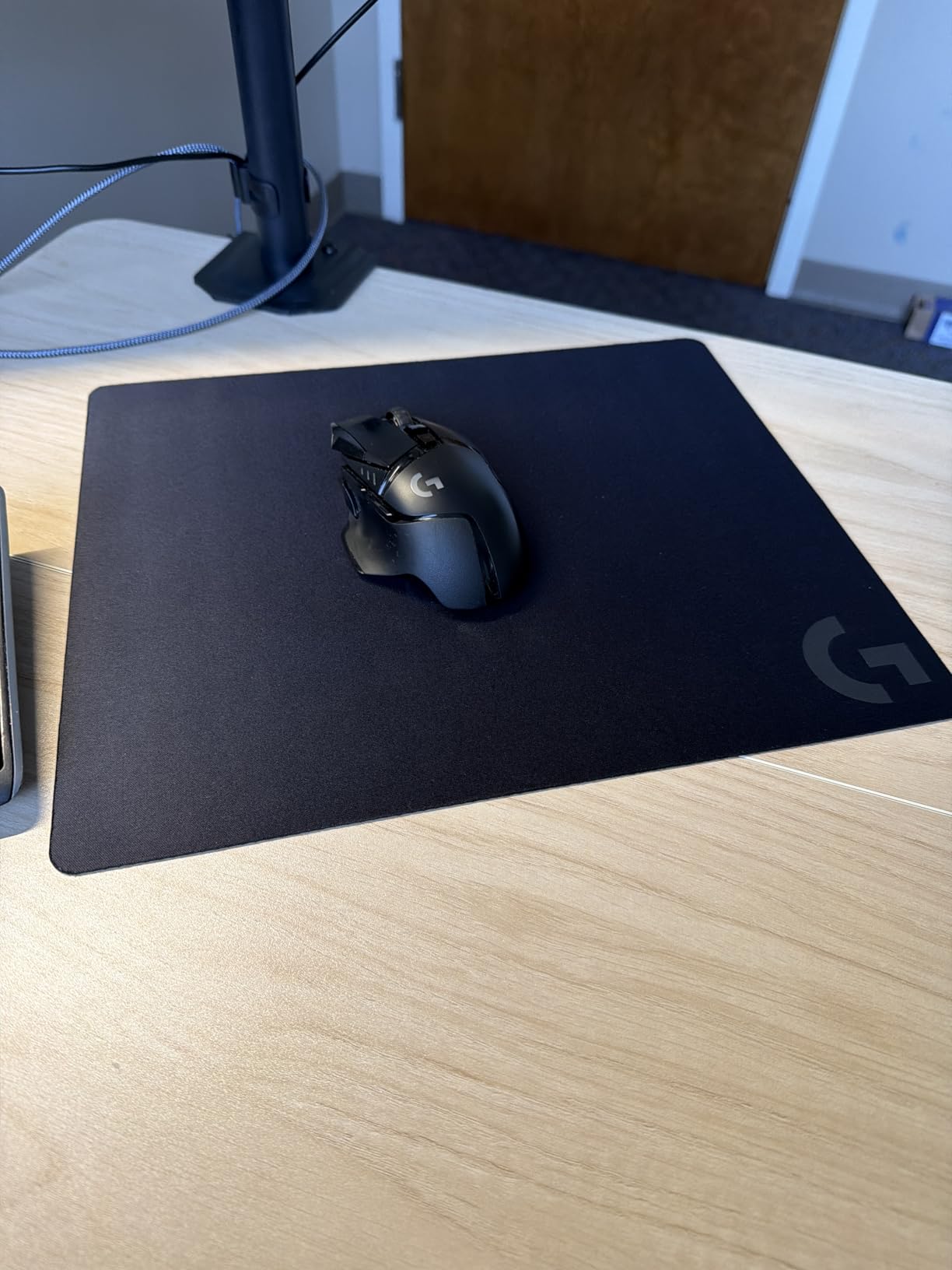 Logitech G240 Cloth Gaming Mouse Pad (340x280x1) - Black customer photo 1