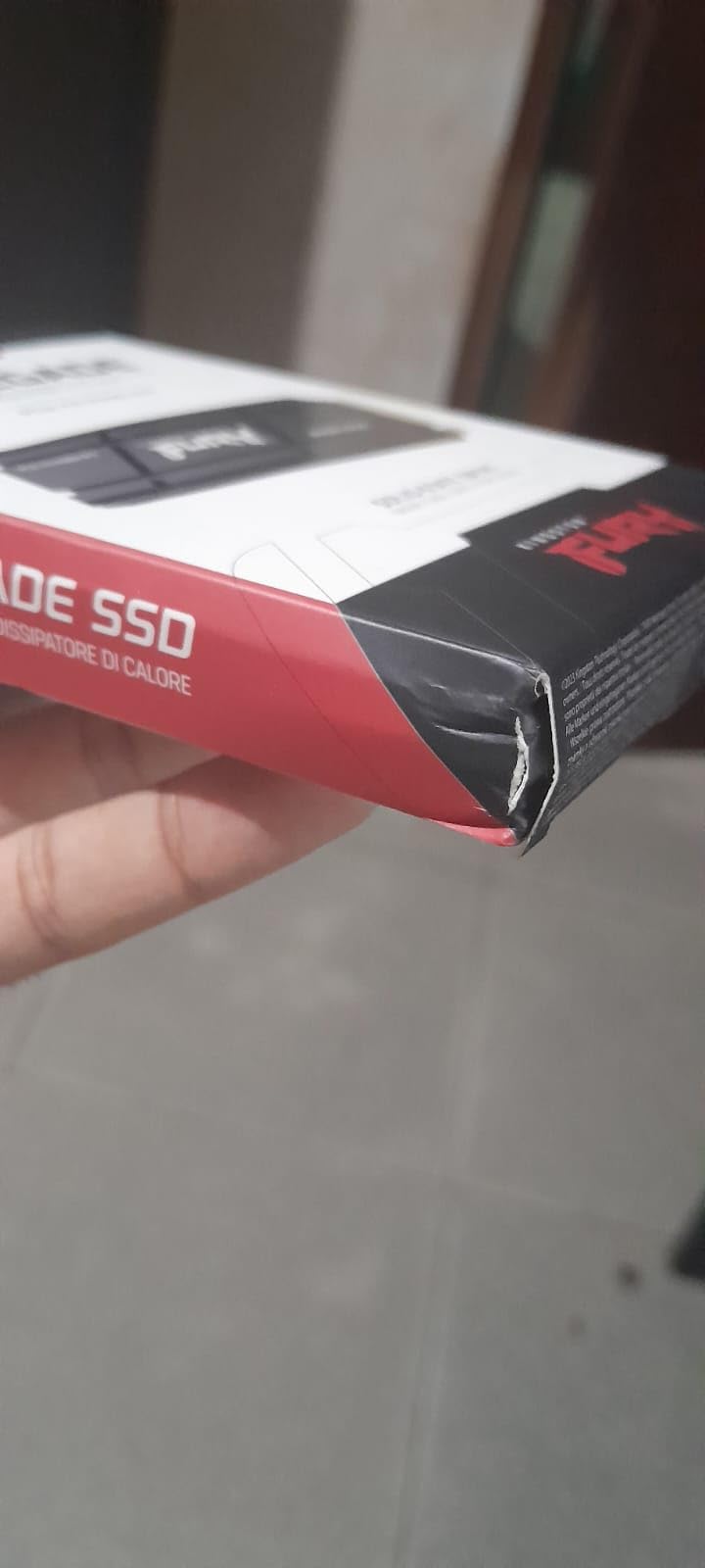Kingston Fury Renegade 1TB PCIe Gen 4.0 NVMe M.2 Internal Gaming SSD with Heat Sink | PS5 Ready | Up to 7300MB/s | SFYRSK/1000G customer photo 1