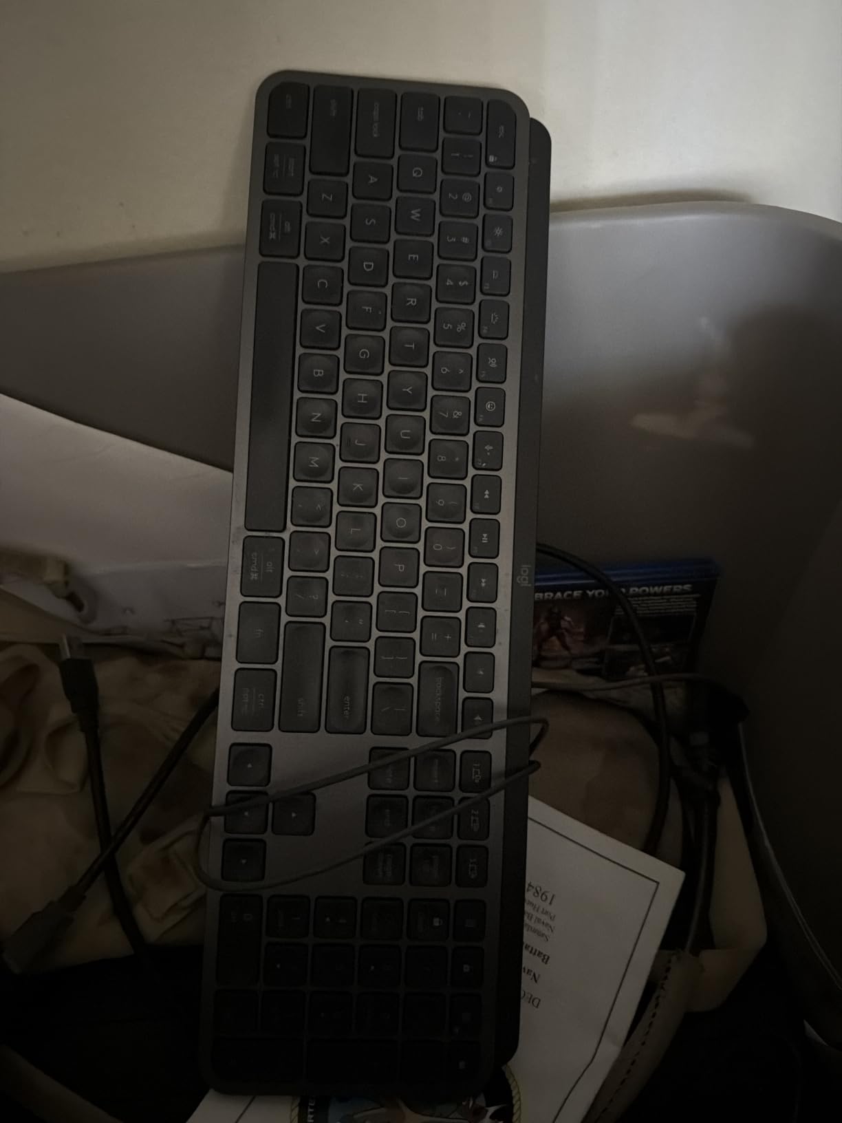 Logitech MX Keys S Wireless Keyboard Low Profile Fluid Precise - Graphite customer photo 2