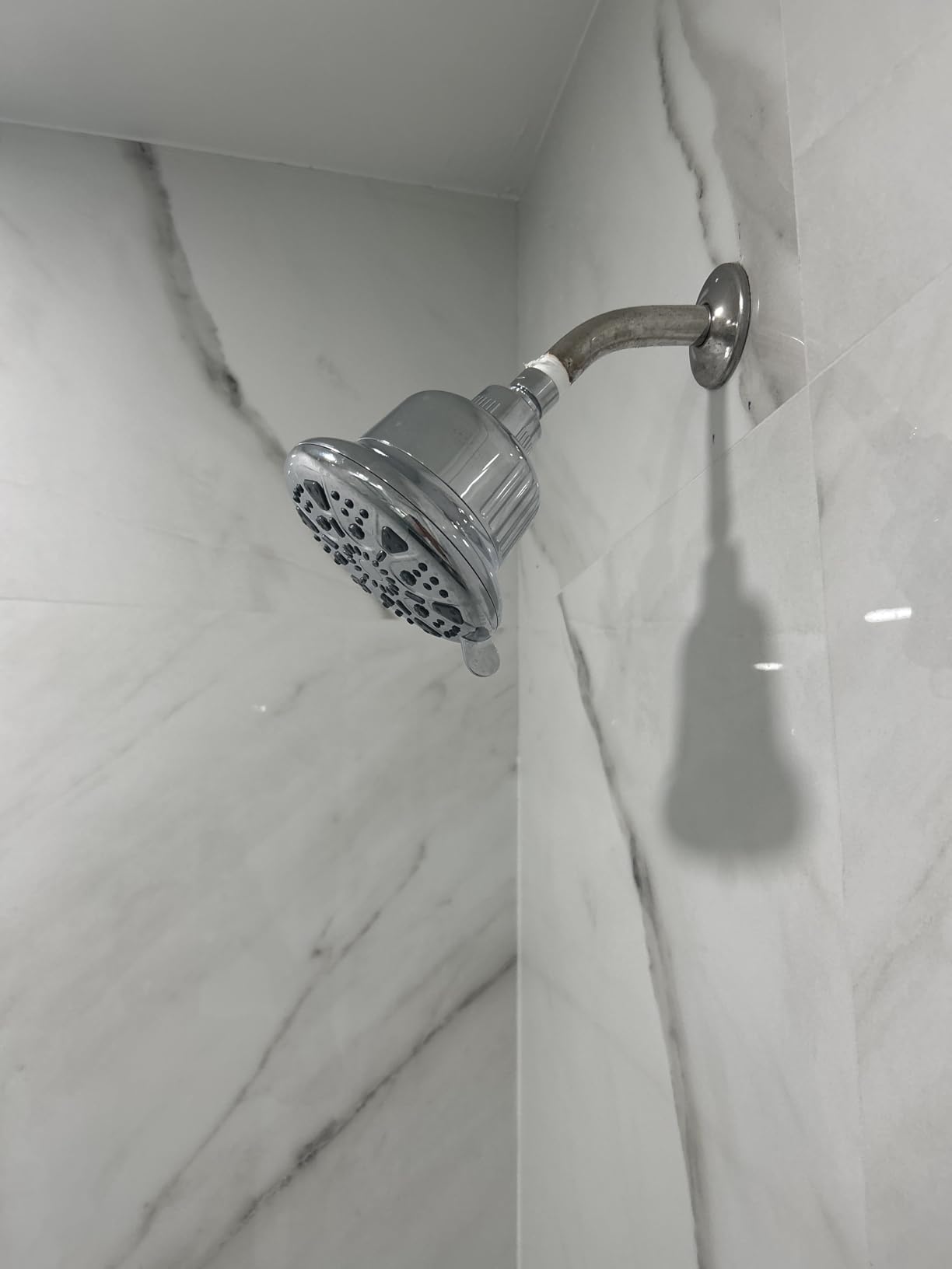 MakeFit Filtered Shower Head - High Pressure Shower Head with Filter for Hard Water Softener - 7 Settings Bathroom Rain Showerhead to Remove Chlorine and Heavy Metals (Chrome) customer photo 2