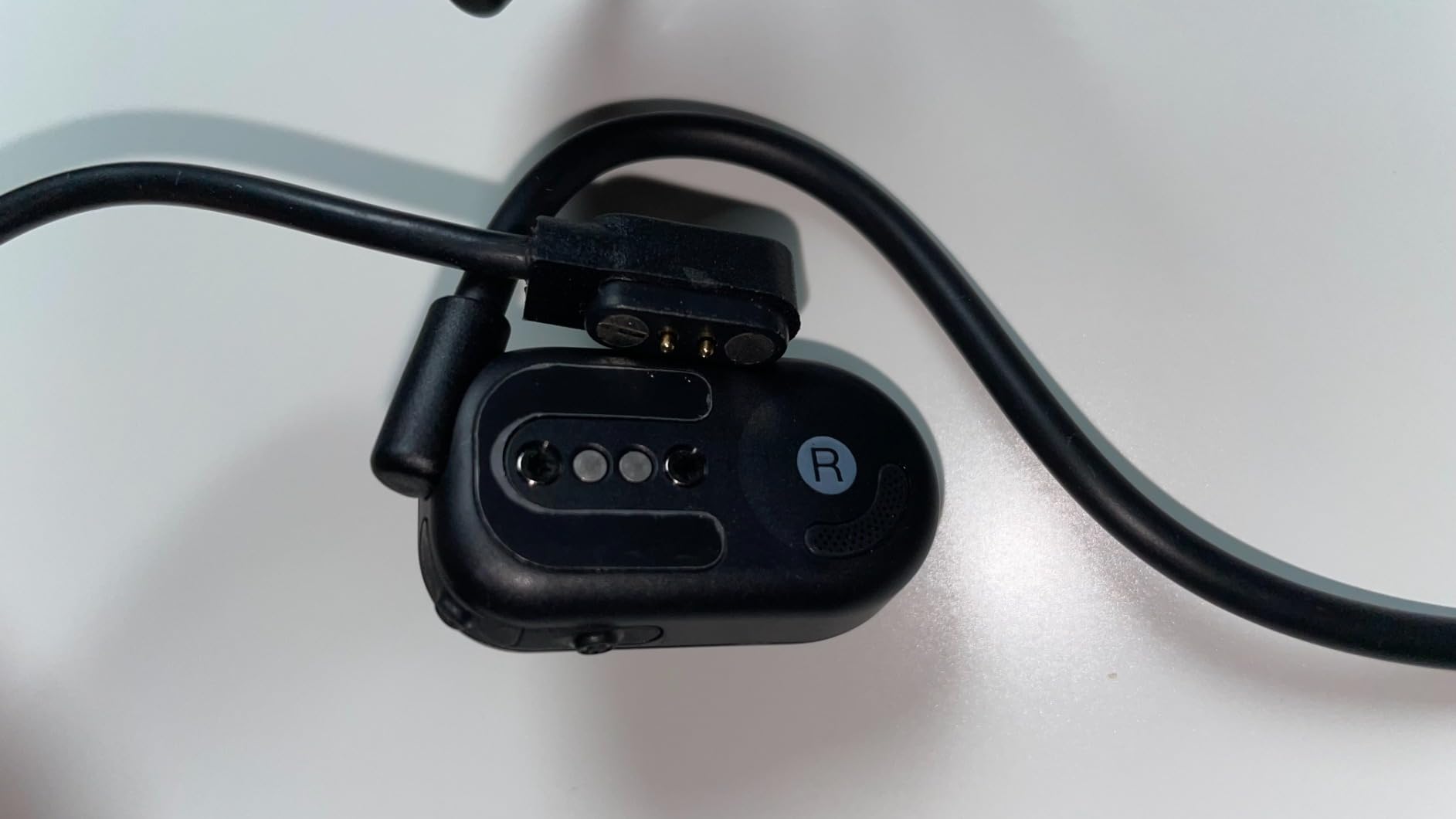 Purity Air Open Ear Headphones - True Air Conduction Wireless Bluetooth Open Ear Earbuds with Dual Mic for iPhone/Android - Secured Long Wearing Comfort, Sports Sweat Resistant (Black/Black) customer photo 2