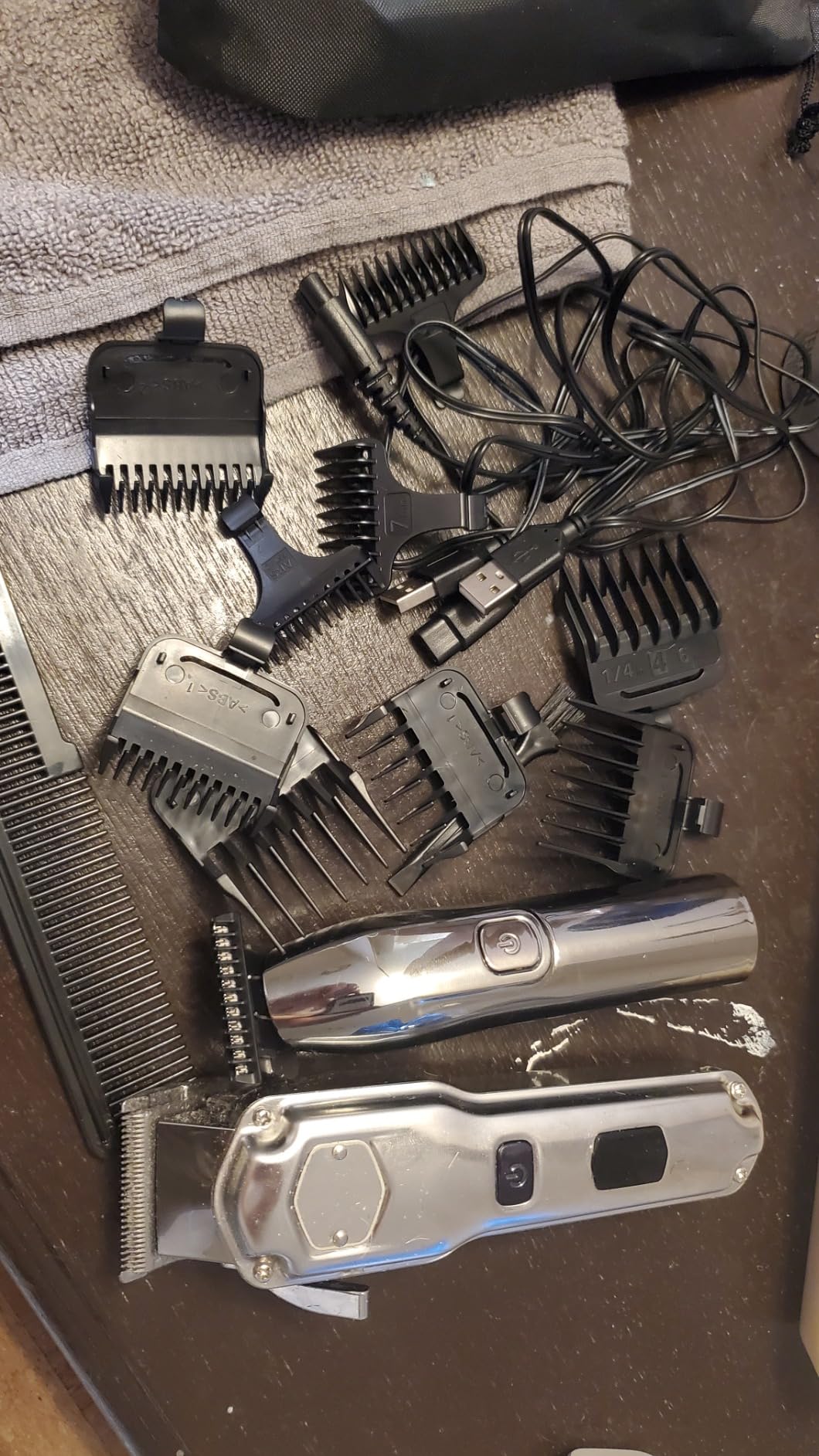 Jack & Rose Clippers and Trimmers Set, Cordless Hair Clippers for Men, Barber Clippers Set customer photo 1
