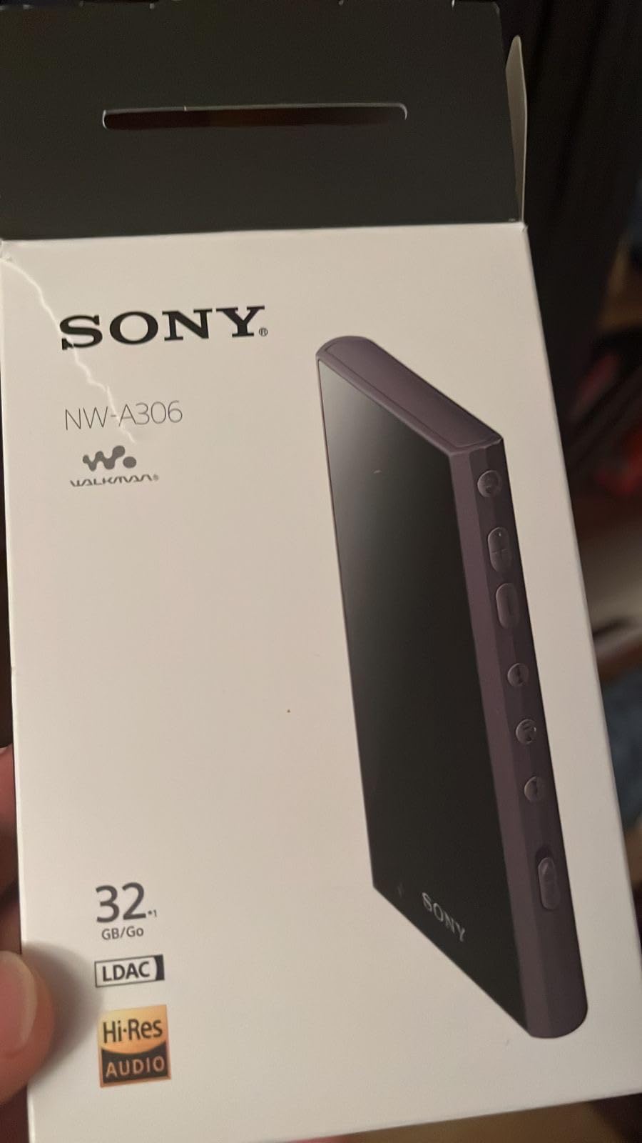 Sony NW-A306 Walkman 32GB Hi-Res Portable Digital Music Player with Android, up to 36 Hour Battery, Wi-Fi & Bluetooth and USB Type-C – Black NW-A306/B, Black customer photo 1