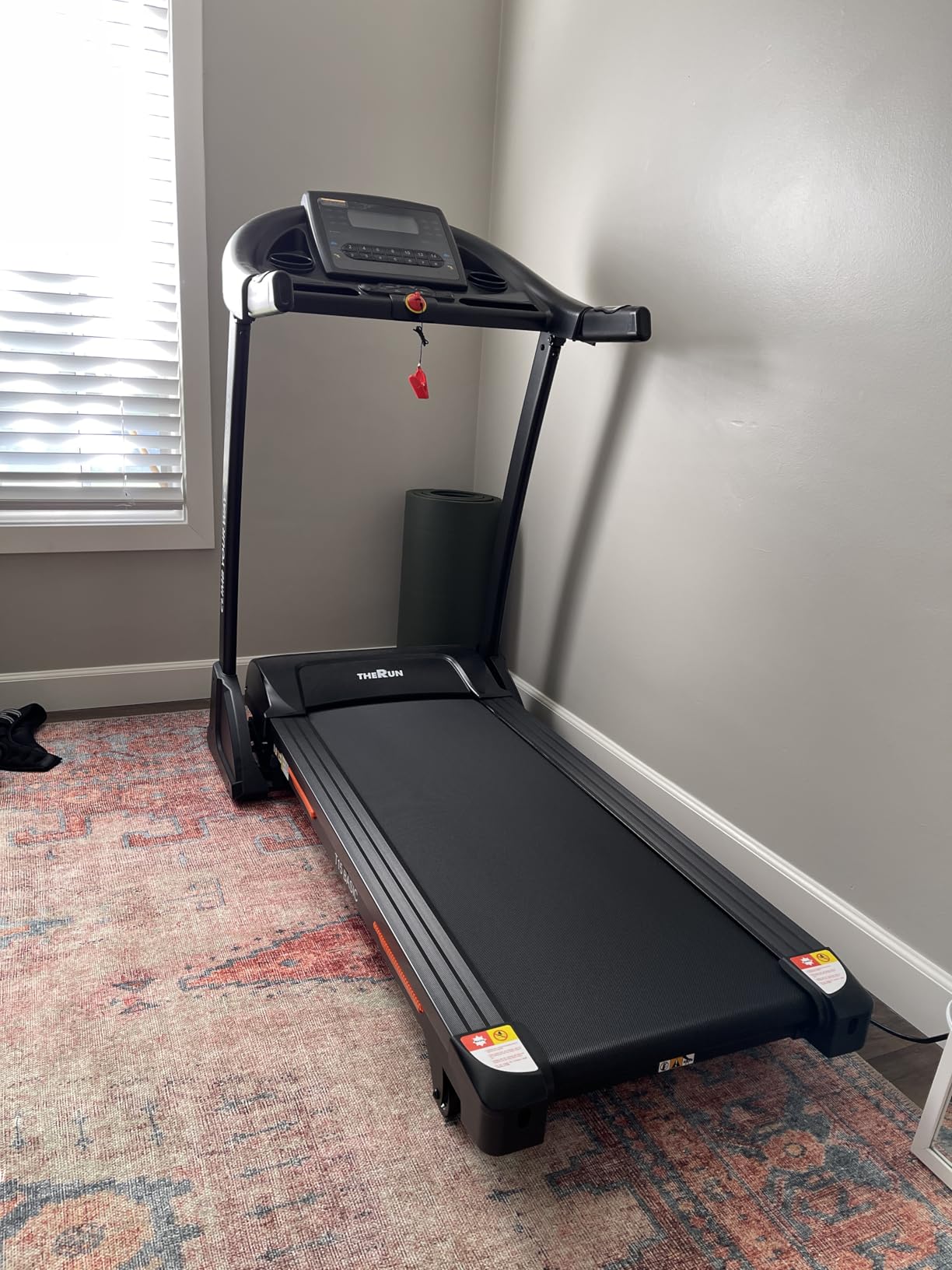 THERUN Incline Treadmill, Treadmills for Running and Walking, 400 lbs Weight Capacity Folding Treadmill with 0-16% Auto Incline, Wide Belt, 4.0 HP, App, Heart Rate customer photo 1