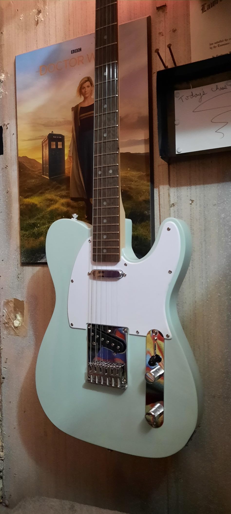 Squire Sonic Telecaster Electric Guitar, California Blue, Laurel Fingerboard customer photo 2