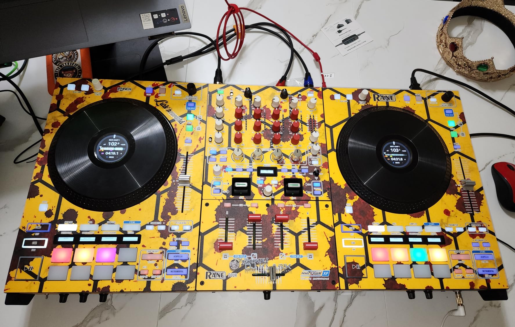 RANE FOUR Professional Stems DJ Controller customer photo 2