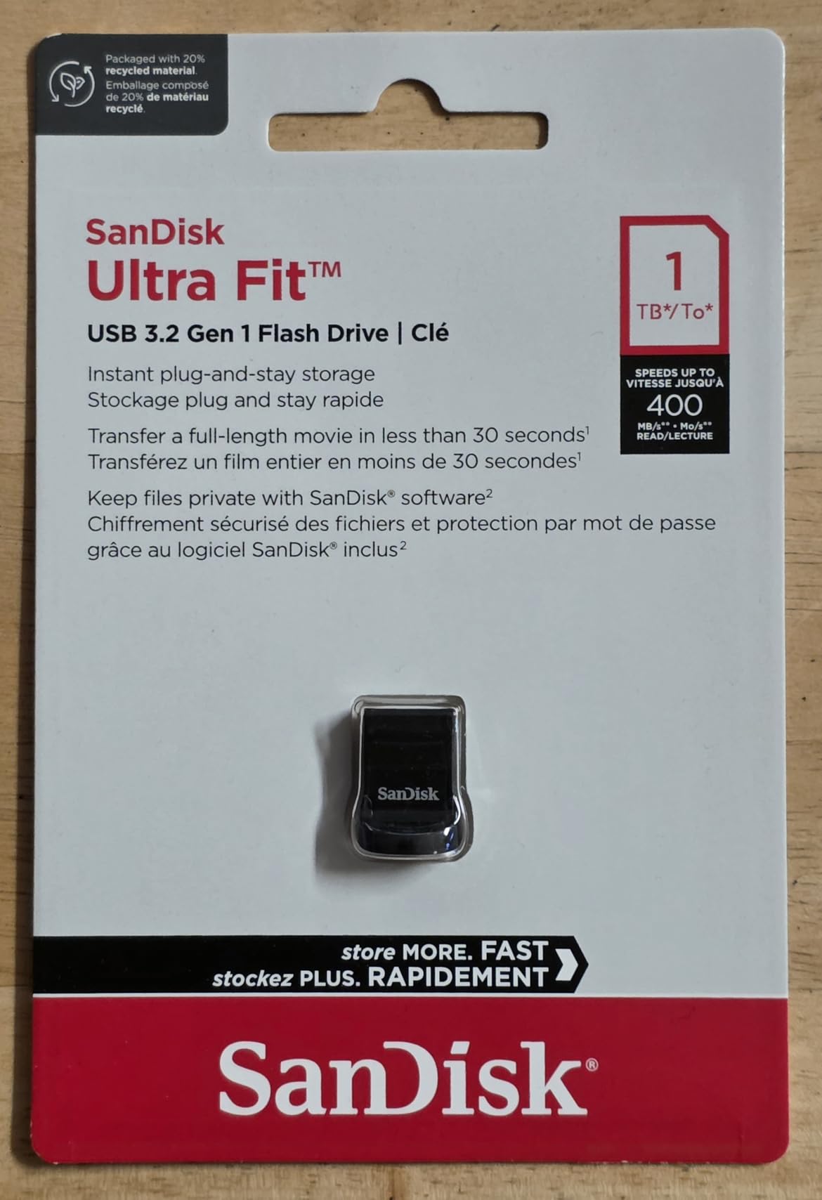 SANDISK 512GB Ultra Fit, USB Type-A Flash Drive, Up to 400MB/s Read Speeds customer photo 2