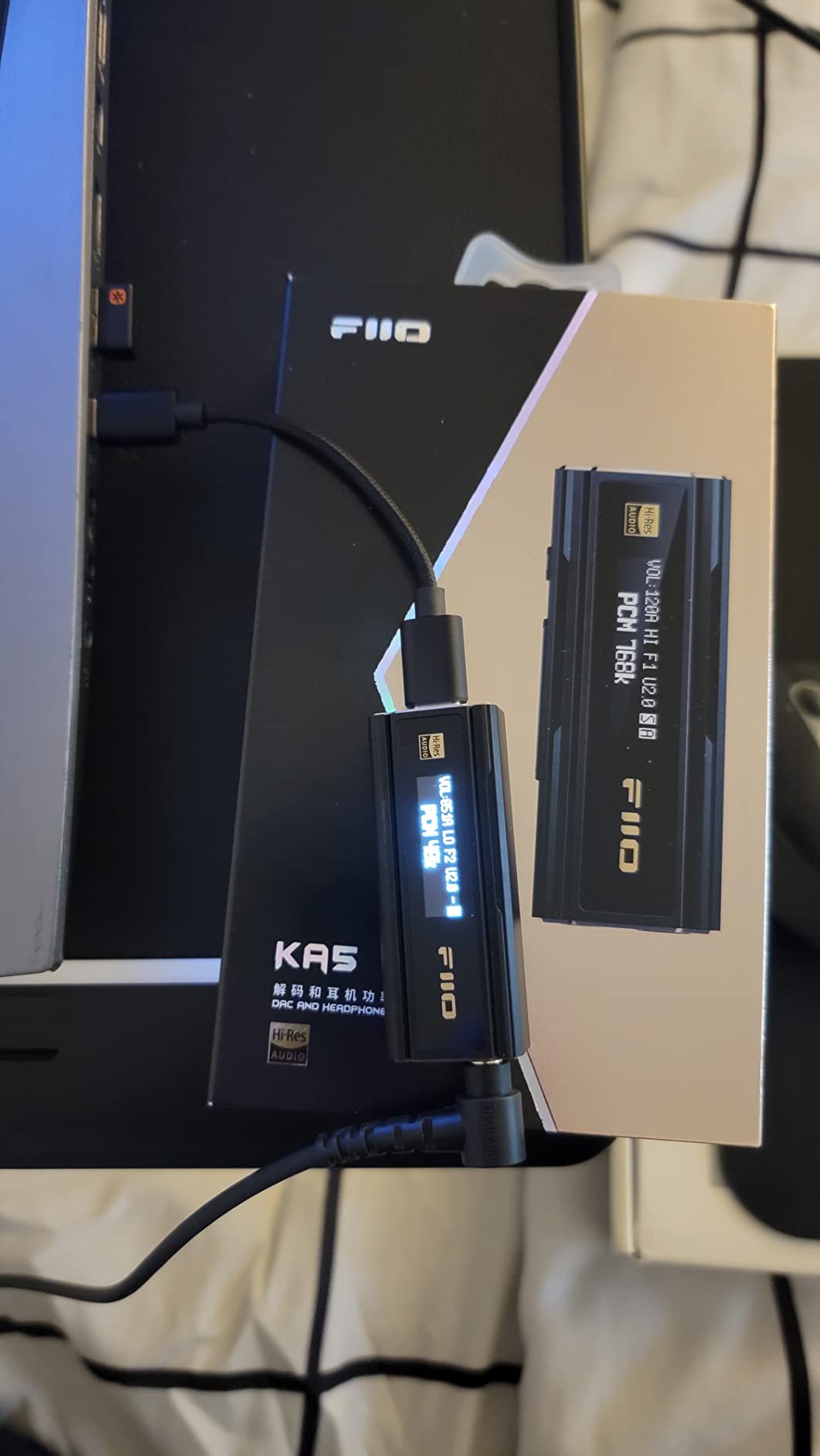 FiiO KA5 USB DAC Headphone Amp with 3.5mm and 4.4mm Outputs customer photo 1