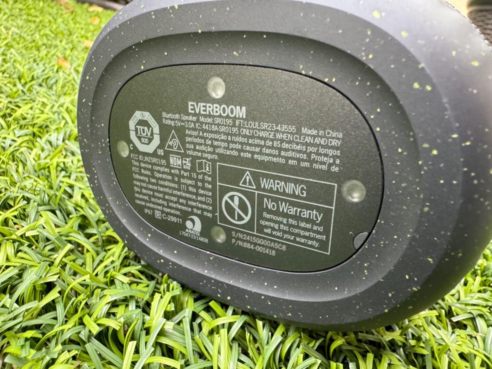Ultimate Ears EVERBOOM Wireless Bluetooth Portable Speaker - Cobalt Blue customer photo 2