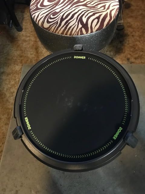 Drum Practice Pad, Donner Drummer Practice Pad - Quiet Drum Pad 12 Inches customer photo 2