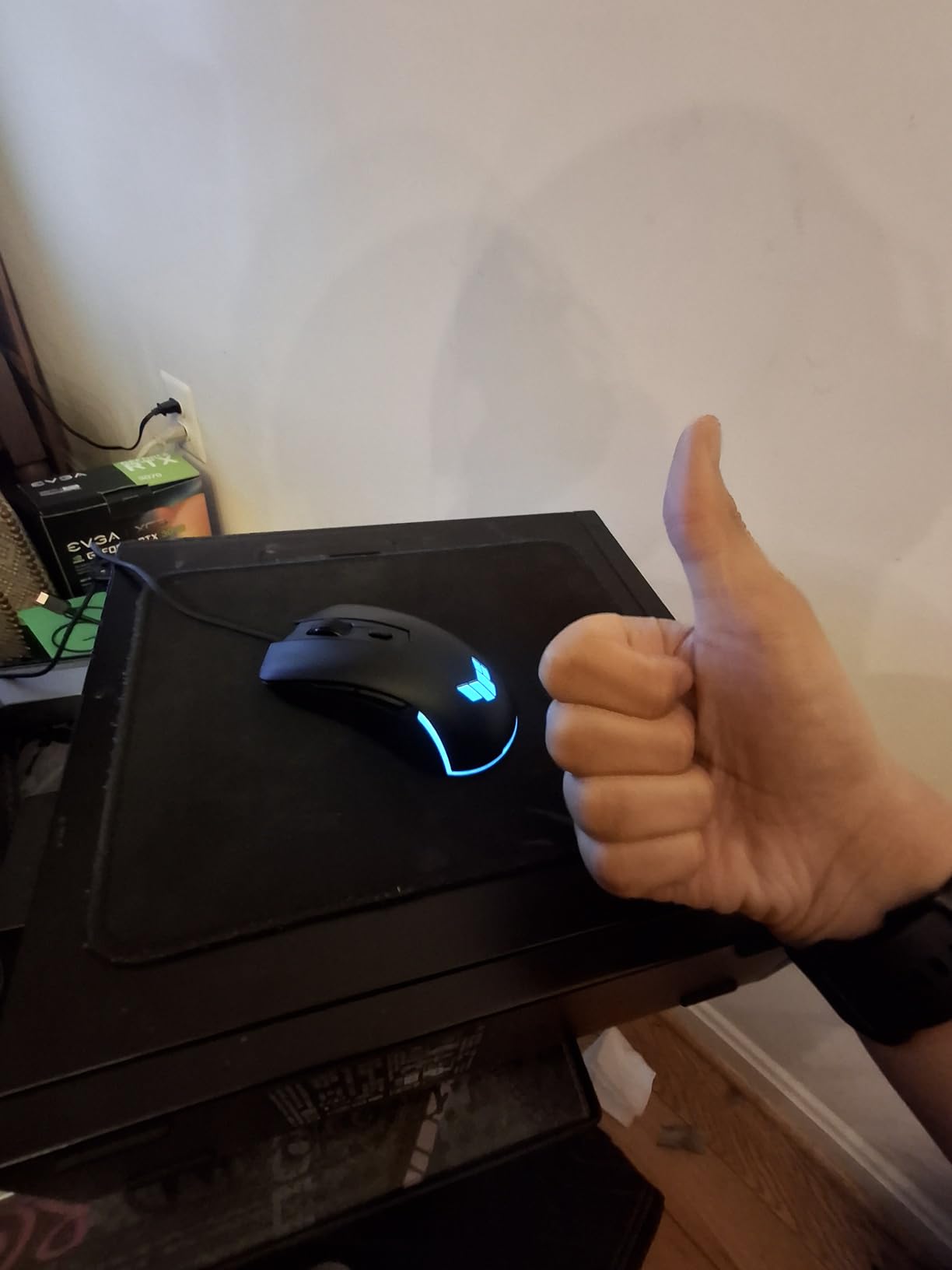 ASUS TUF Gaming M3 Gen II Wired USB Gaming Mouse – Right-Handed Ergonomic, 59g Lightweight, 8K DPI, IP56 dust & Water Resistance, Antibacterial Guard, 6 Programmable Buttons, PC/Mac Support - Black customer photo 1