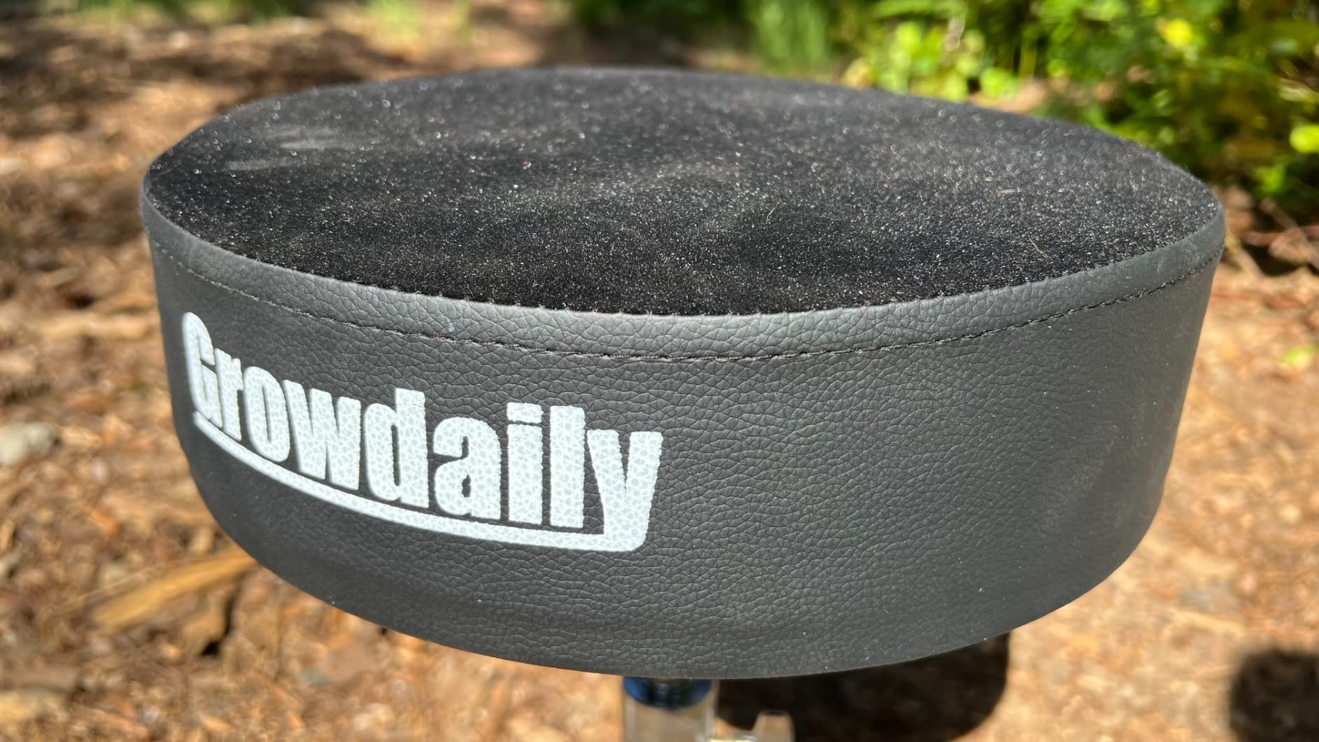 GrowDaily Drum Throne Seat,Adjustable Stool Drum Universal Thick Padded Drum Throne Drummer Stool with 2Pacs 5A Drumsticks customer photo 1