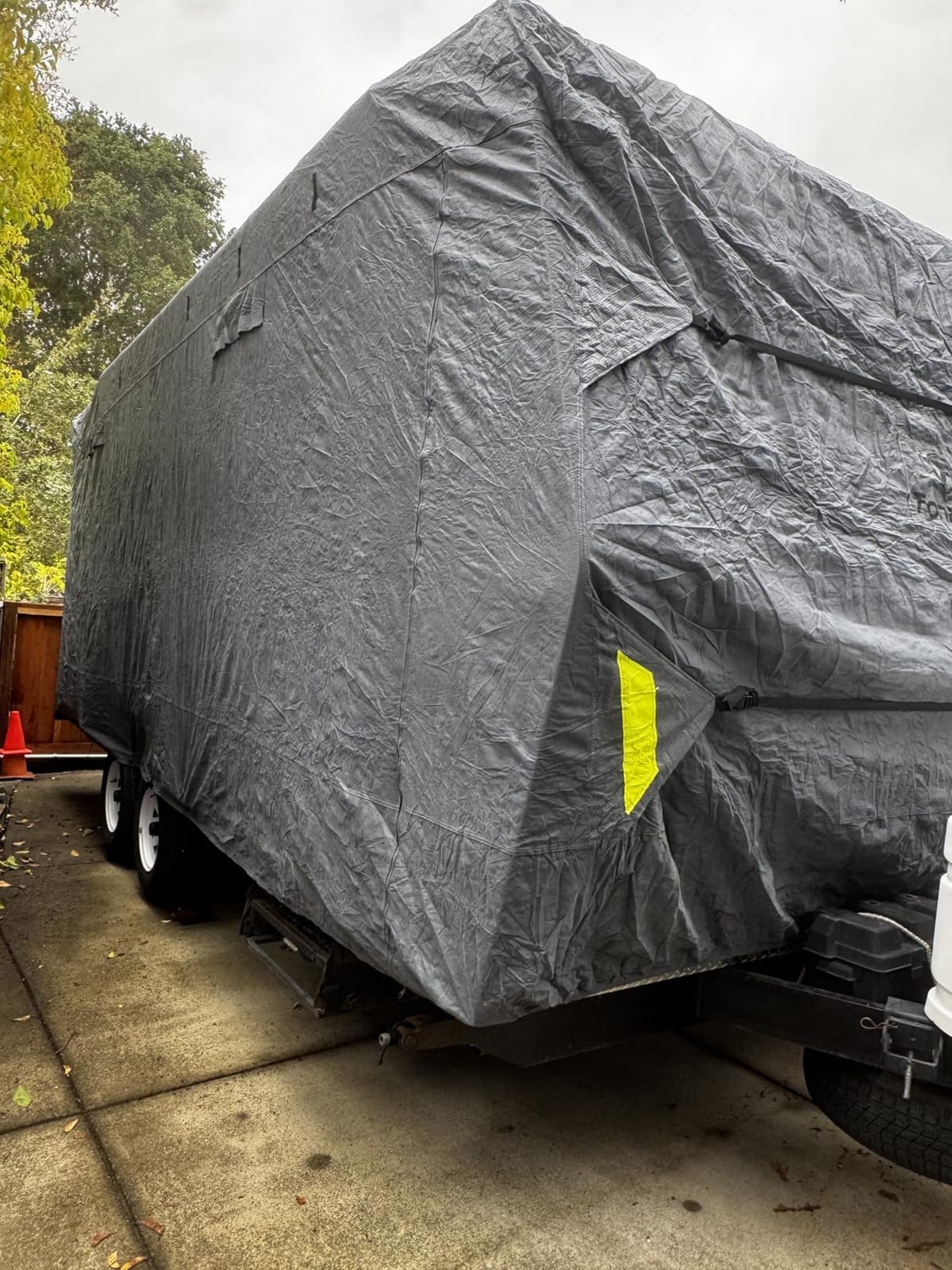Fonzier 9 Layers Heavy Duty Class C RV Cover & 4 Tire Covers, 29-32FT customer photo 1